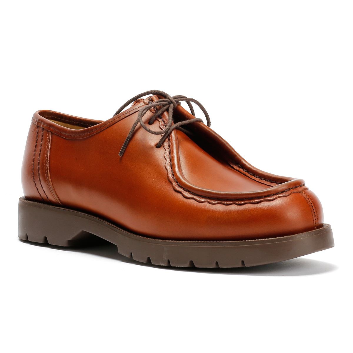 Kleman Padror TH Chaussures en cuir pour hommes couleur cognac