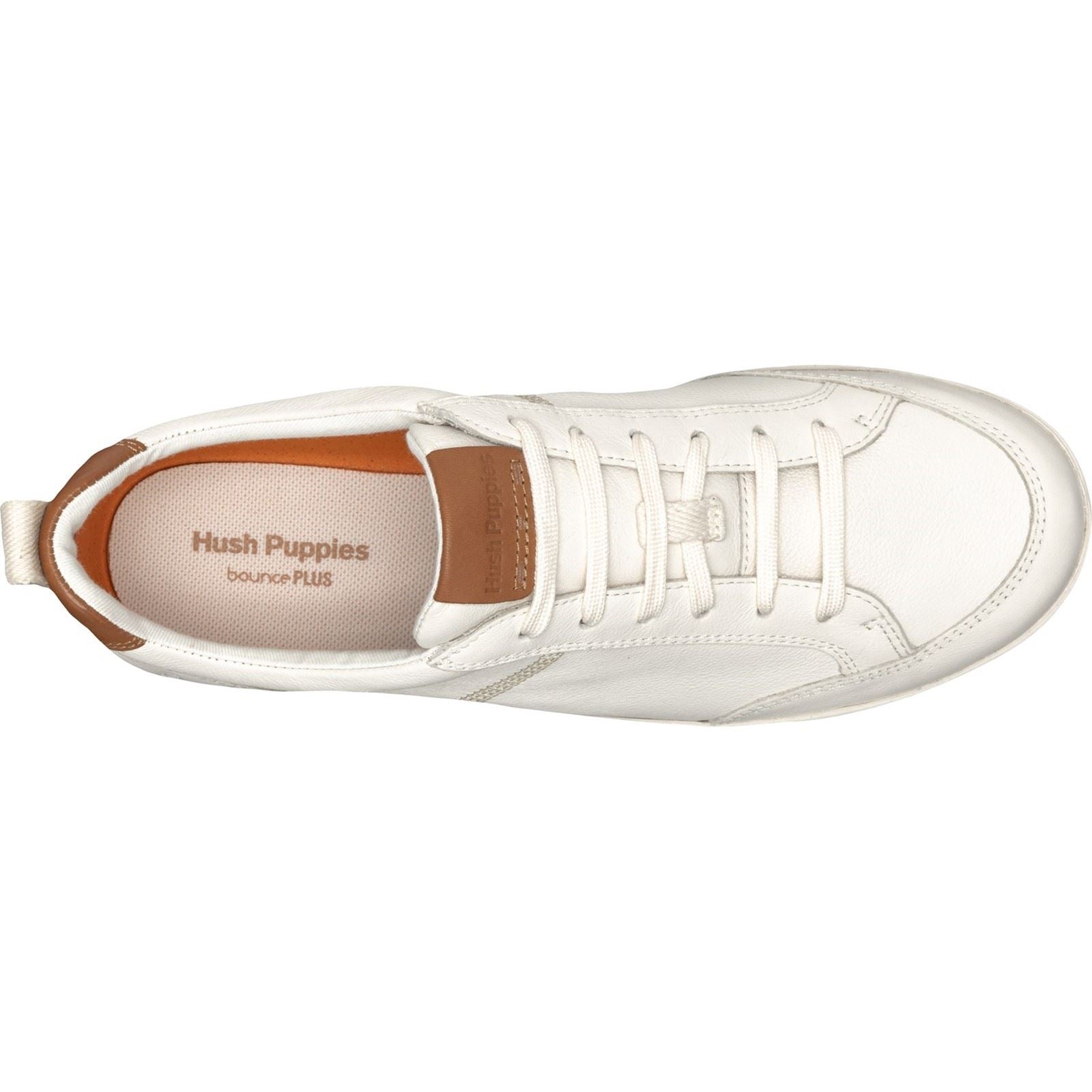 Hush Puppies The Good Low Top Baskets Blanches En Cuir Pour Hommes
