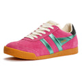 Gola Elan Glitz Chaussures De Sport Roses Pour Femmes En Daim