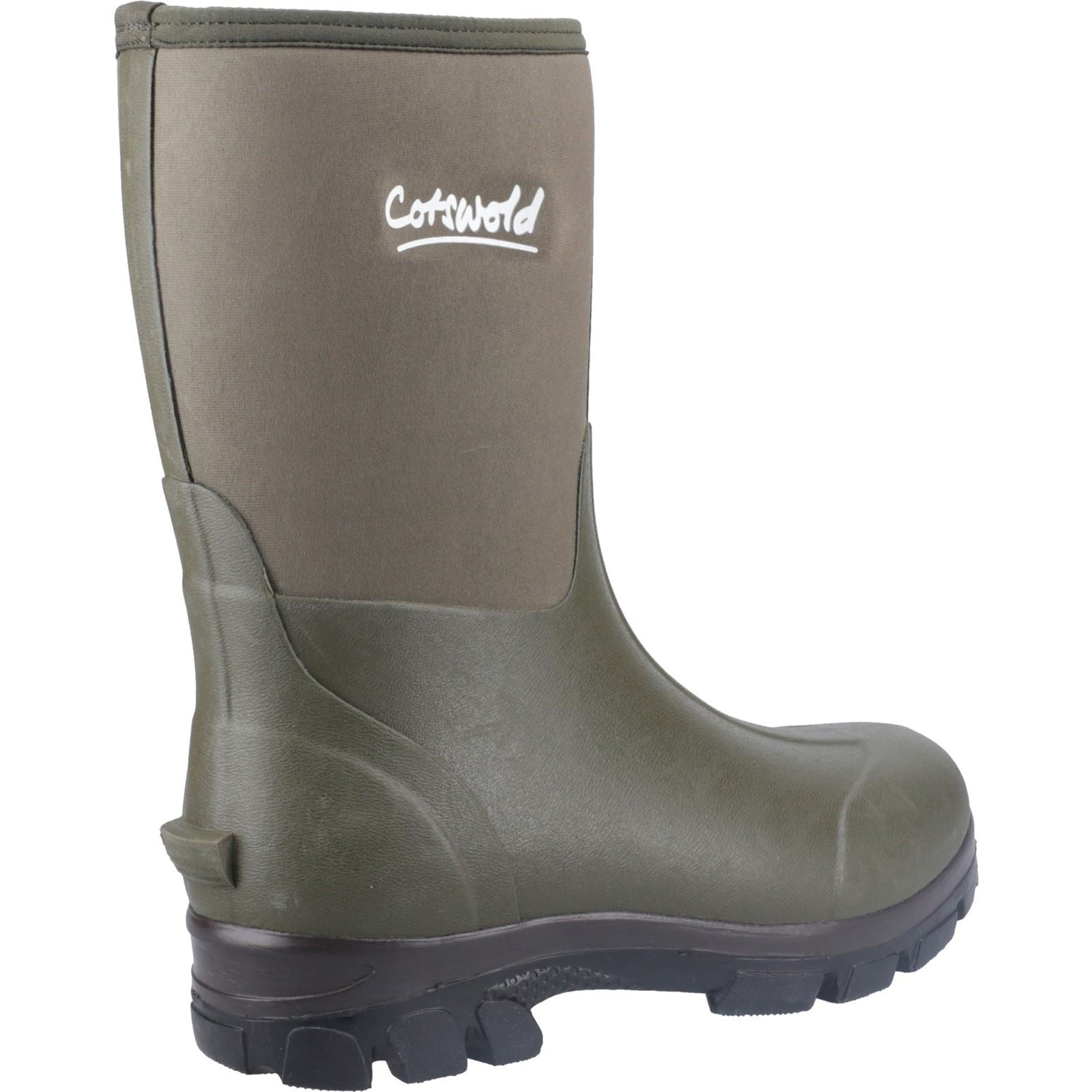 Cotswold Kensington Bottes En Caoutchouc Vertes En Cuir