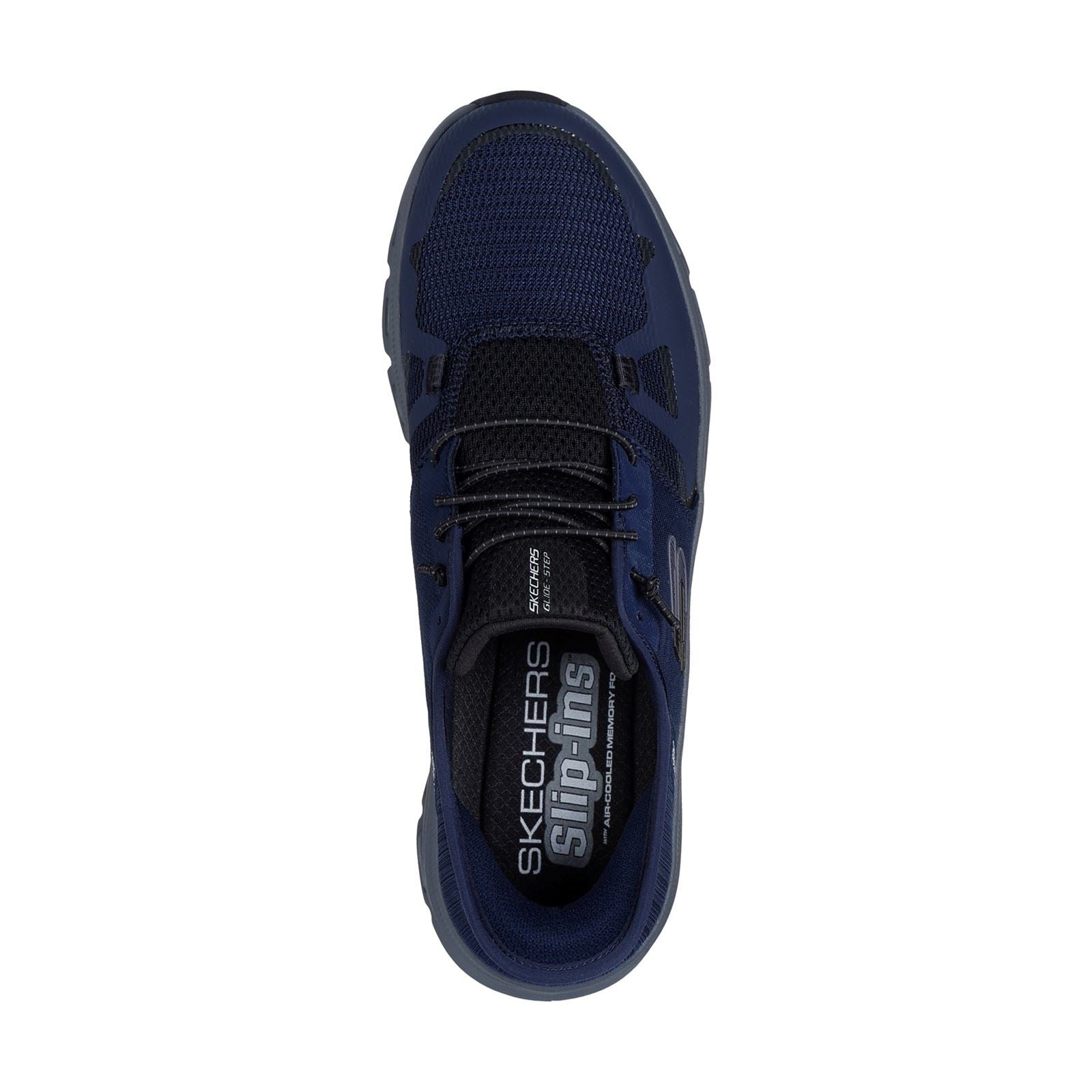 Skechers Glide-Step Pro Sneakers Homme En Textile Bleu Marine/Anthracite