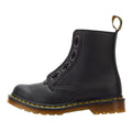 Dr. Martens 1460 Bottes Noires à Fermeture Éclair Avant Pascal