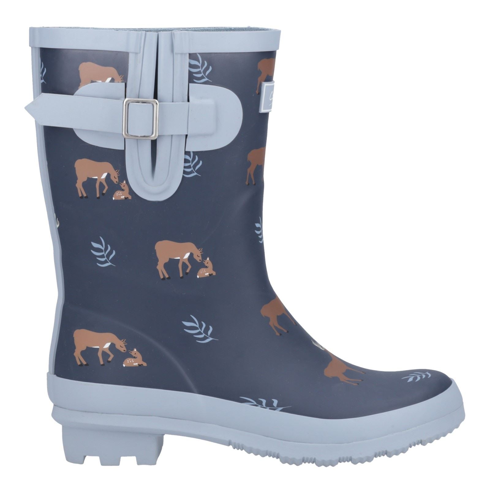 Cotswold Woodland Mid Bottes Wellington En Caoutchouc Pour Femmes