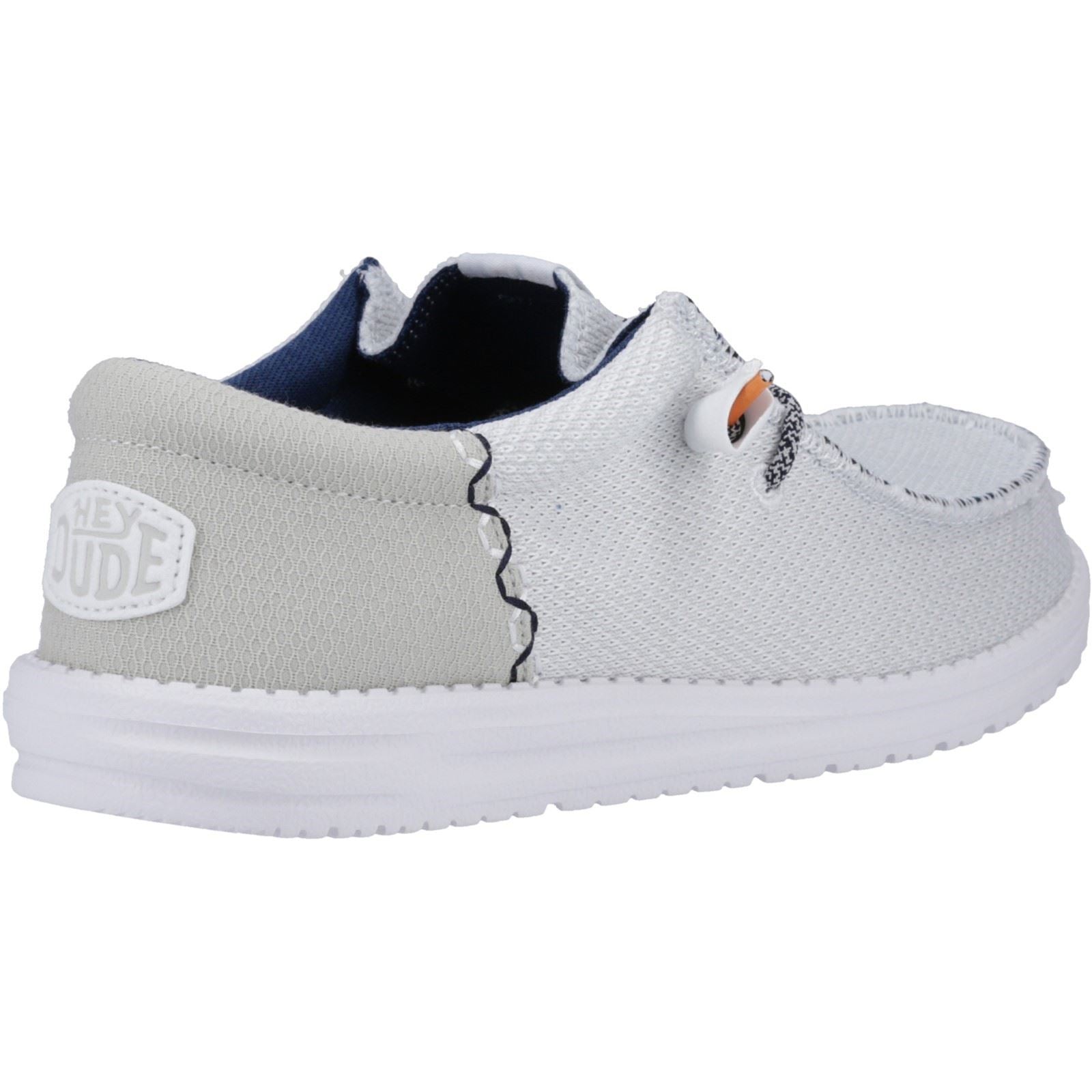 HEYDUDE Wally Funk Open Mesh Chaussures Bateau Blanches Pour Hommes