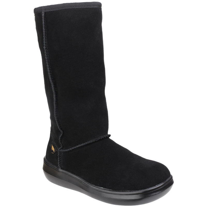 Rocket Dog Sugardaddy Bottes En Daim Noir Pour Femmes