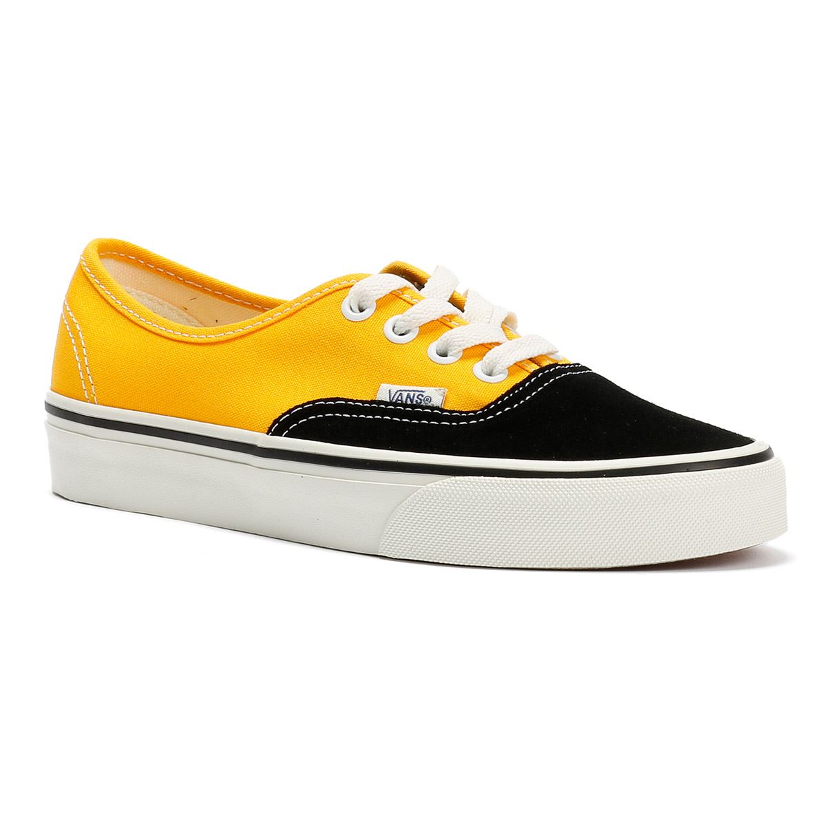 Vans Authentic Primary Multi Baskets Jaunes En Toile