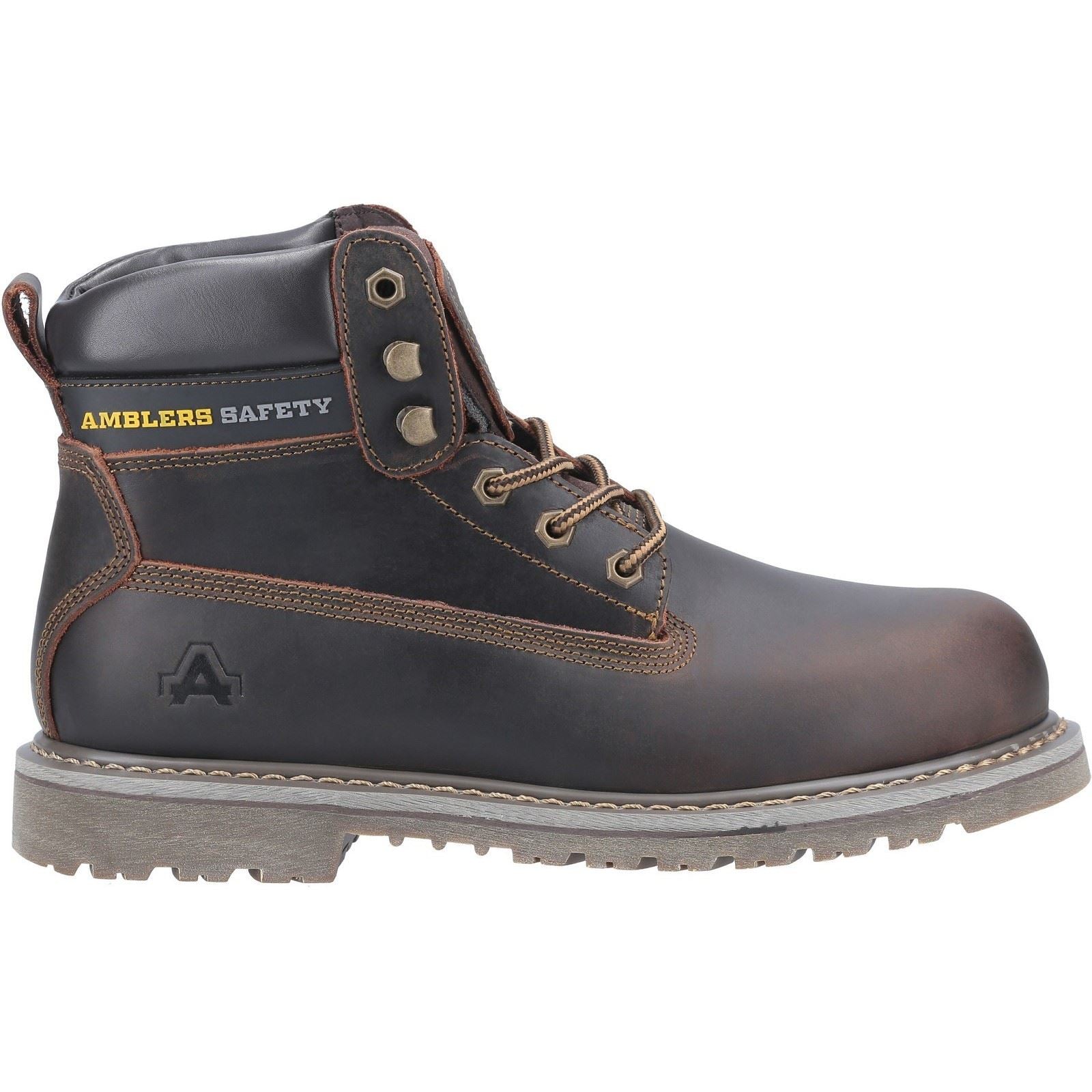 Amblers Safety  Bottes De Sécurité En Cuir Marron Fs164
