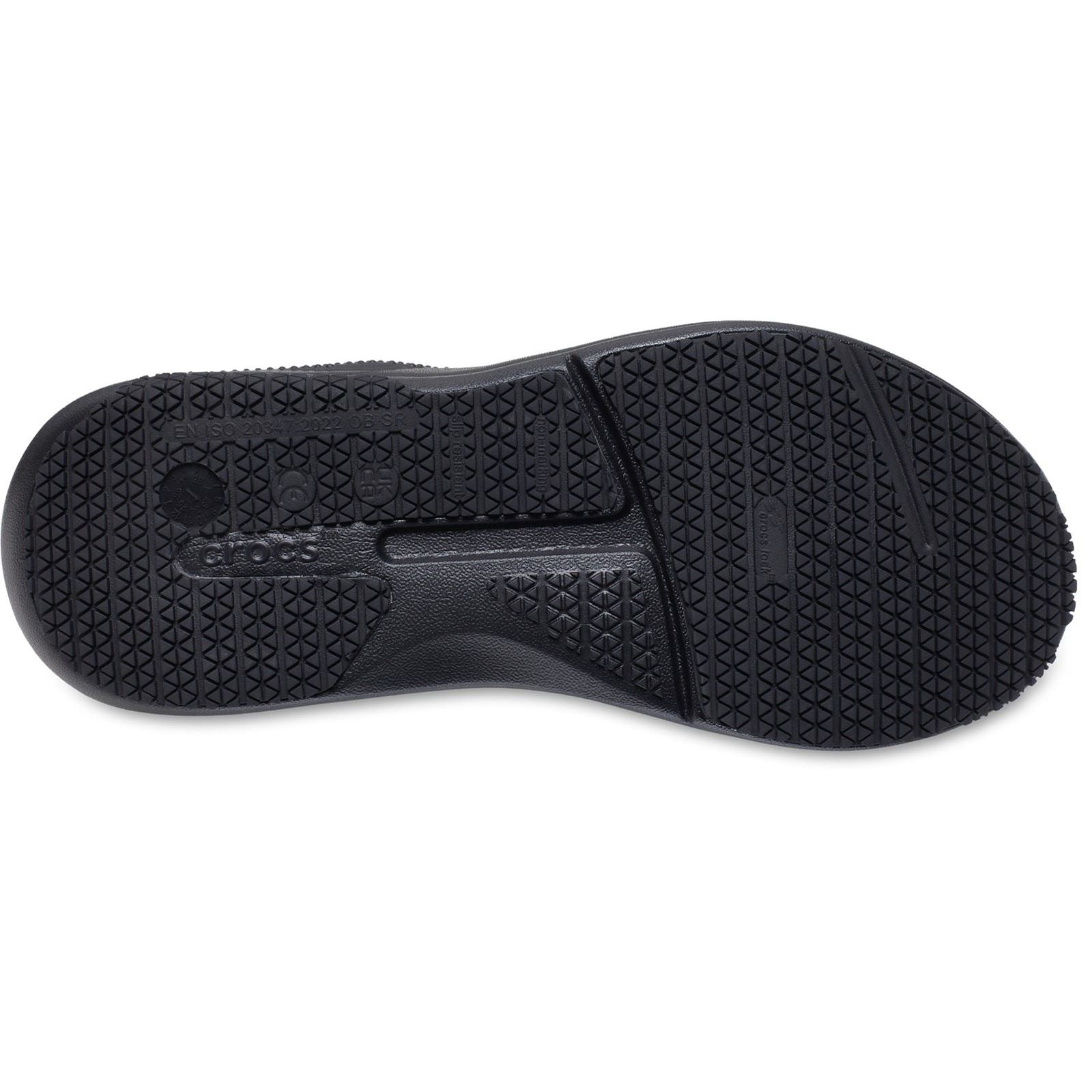 Crocs On the Clock Baskets Noires Pour Femmes En Polyuréthane Triple