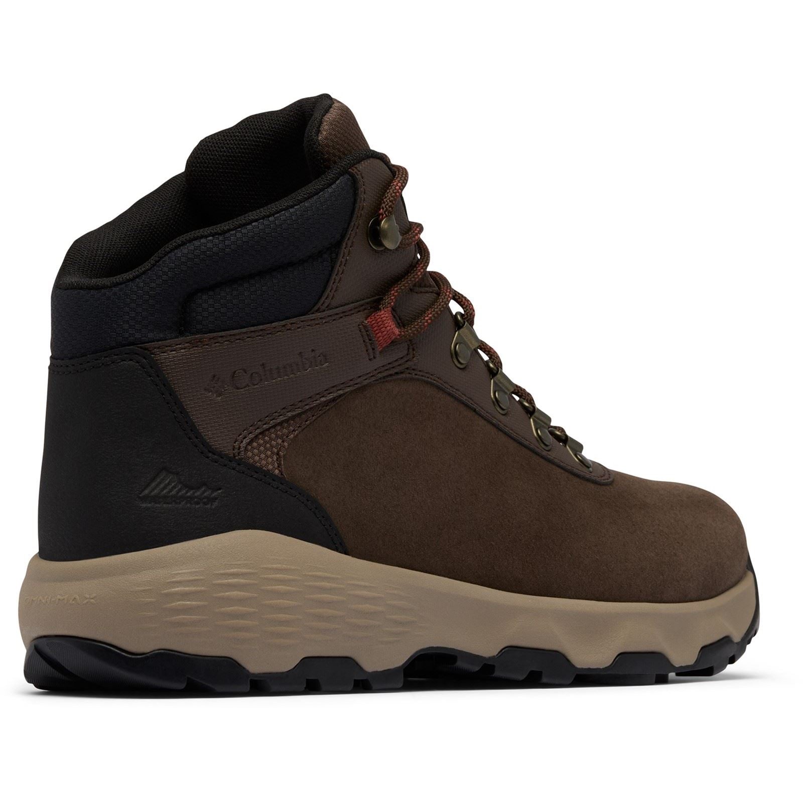 Columbia Newton Wander Bottes De Randonnée Suède En Cordovan/Épice Pour Homme