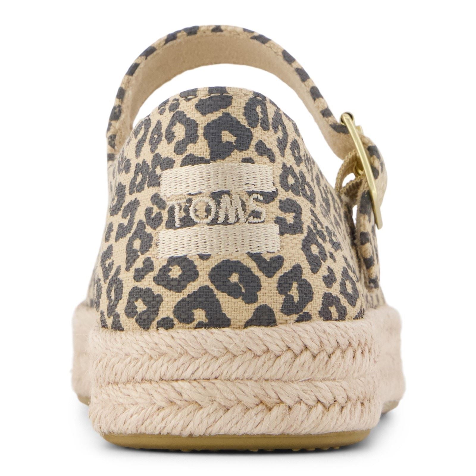 TOMS Carolina Mary Jane Espadrilles En Toile Pour Femmes Couleur Avoine