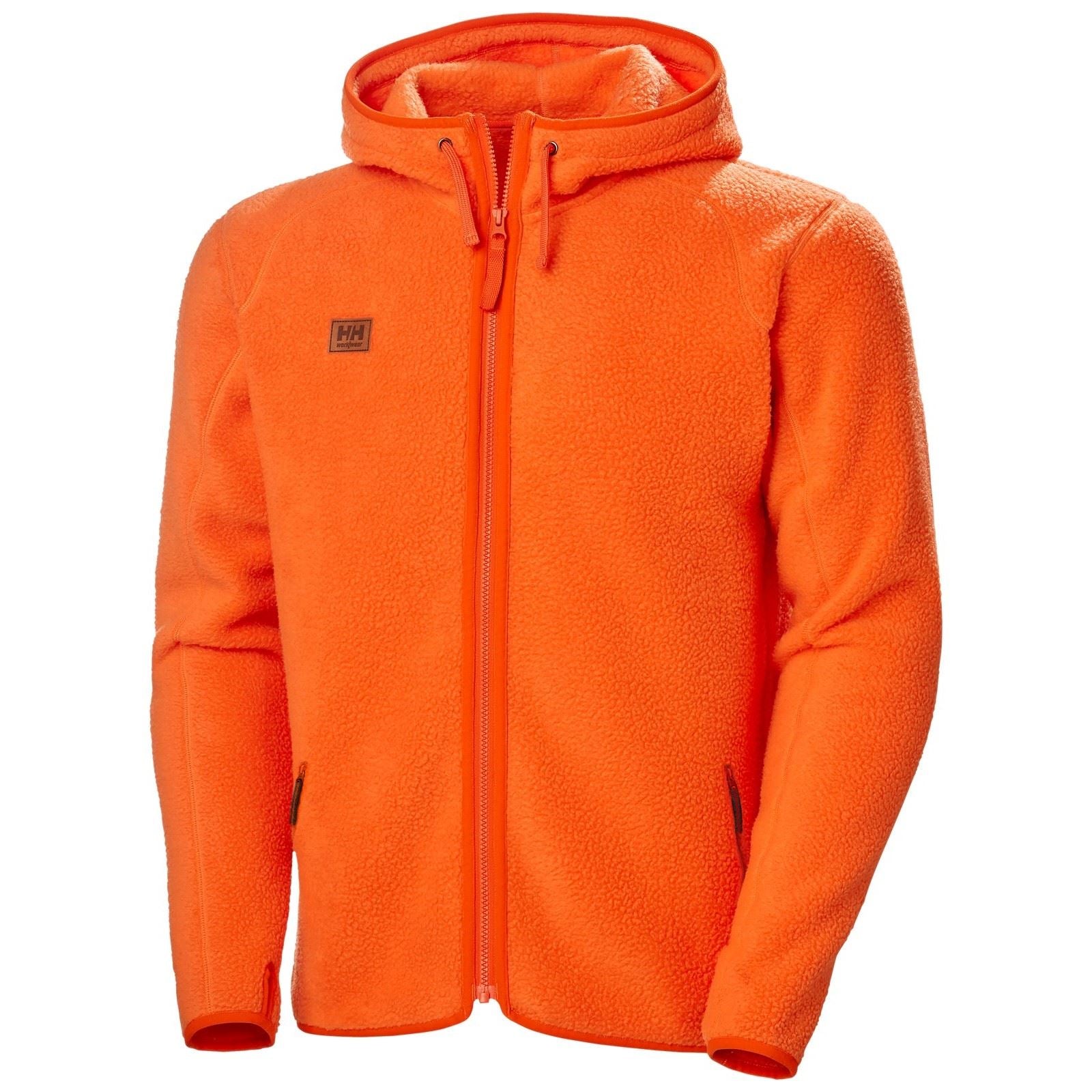 Helly Hansen Workwear Heritage Pile Hoodie Veste En Polaire Orange Pour Hommes