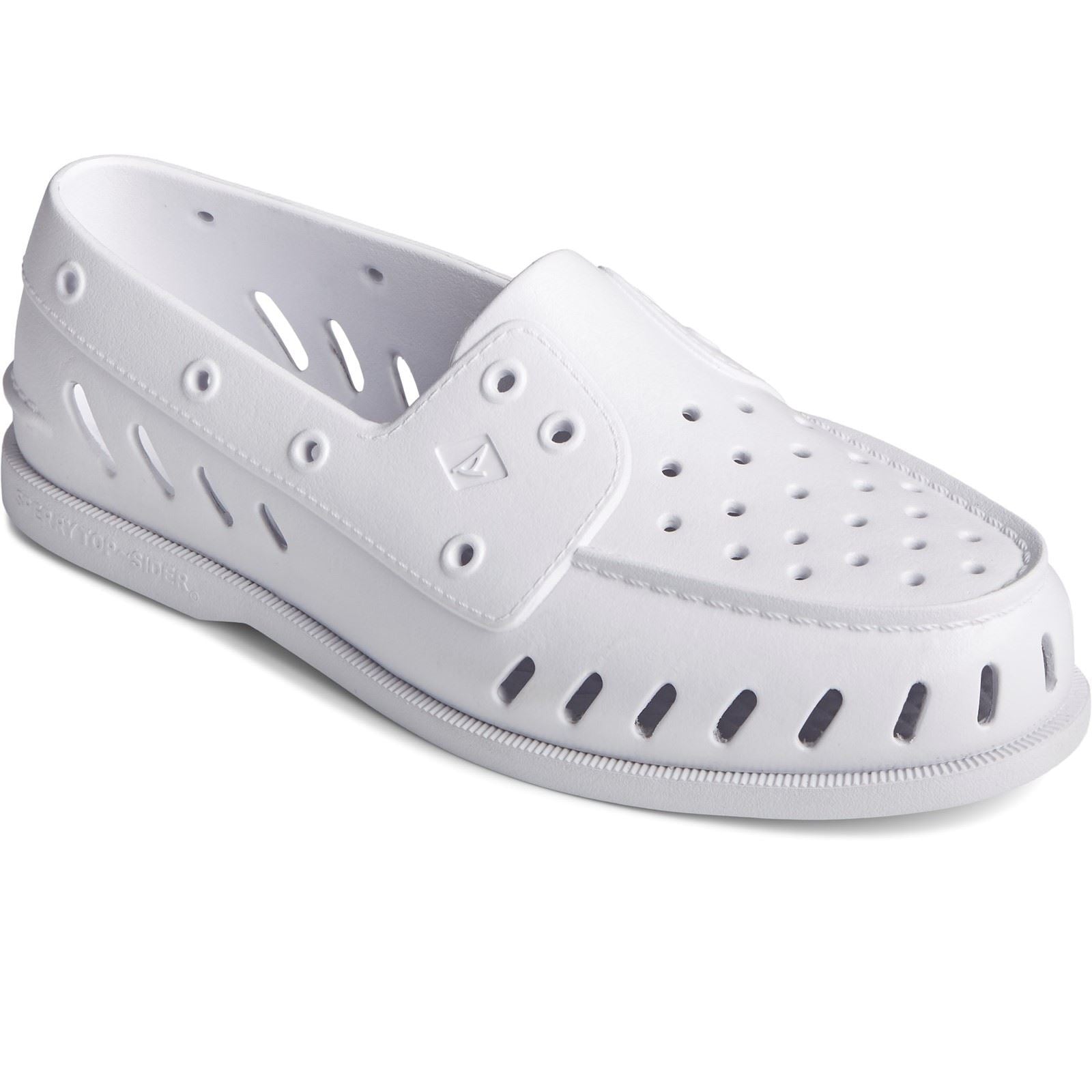 Sperry Authentic Original Float Chaussures Bateau Blanches Pour Femmes