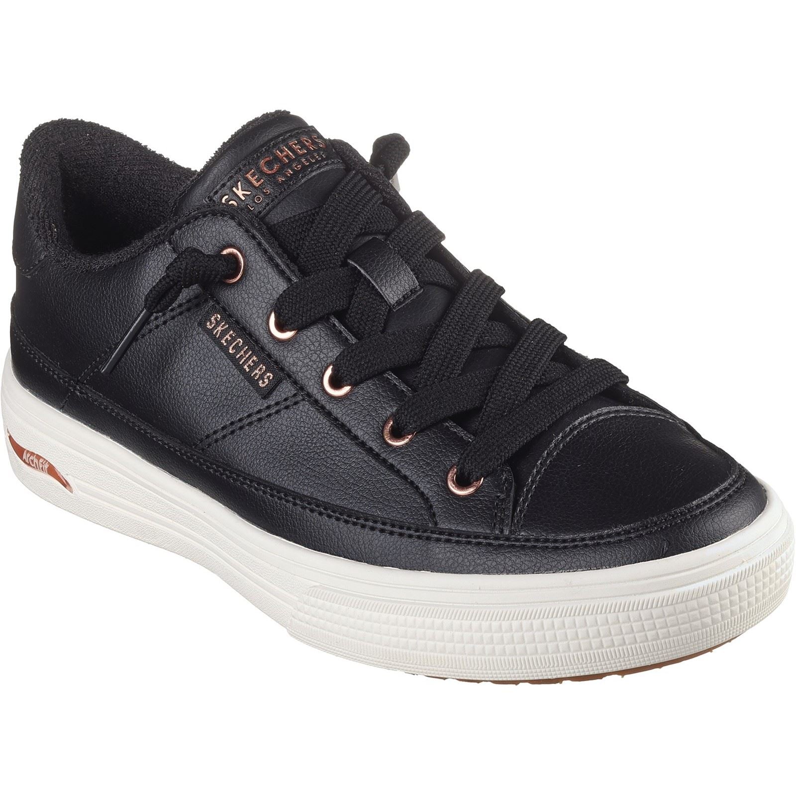 Skechers Arch Fit Arcade On My Way Sneakers Noires Pour Femmes En Synthétique