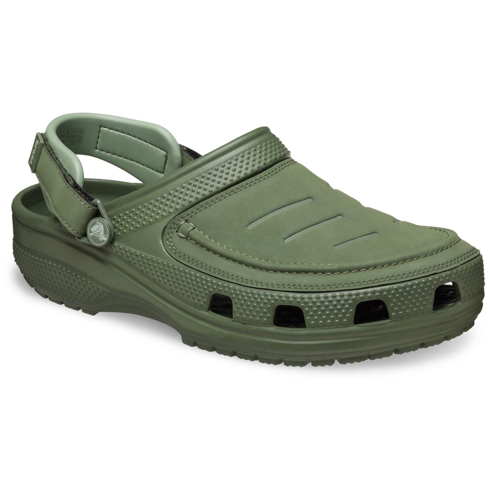 Crocs Yukon Vista II Sabots Pour Hommes En Polyuréthane Vert Armée
