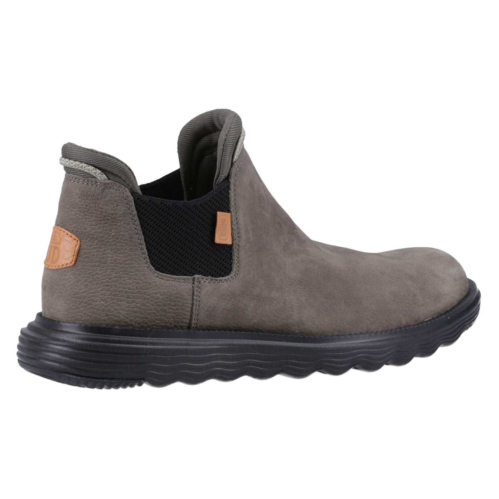HEYDUDE Branson Bottes Grises En Cuir Pour Homme