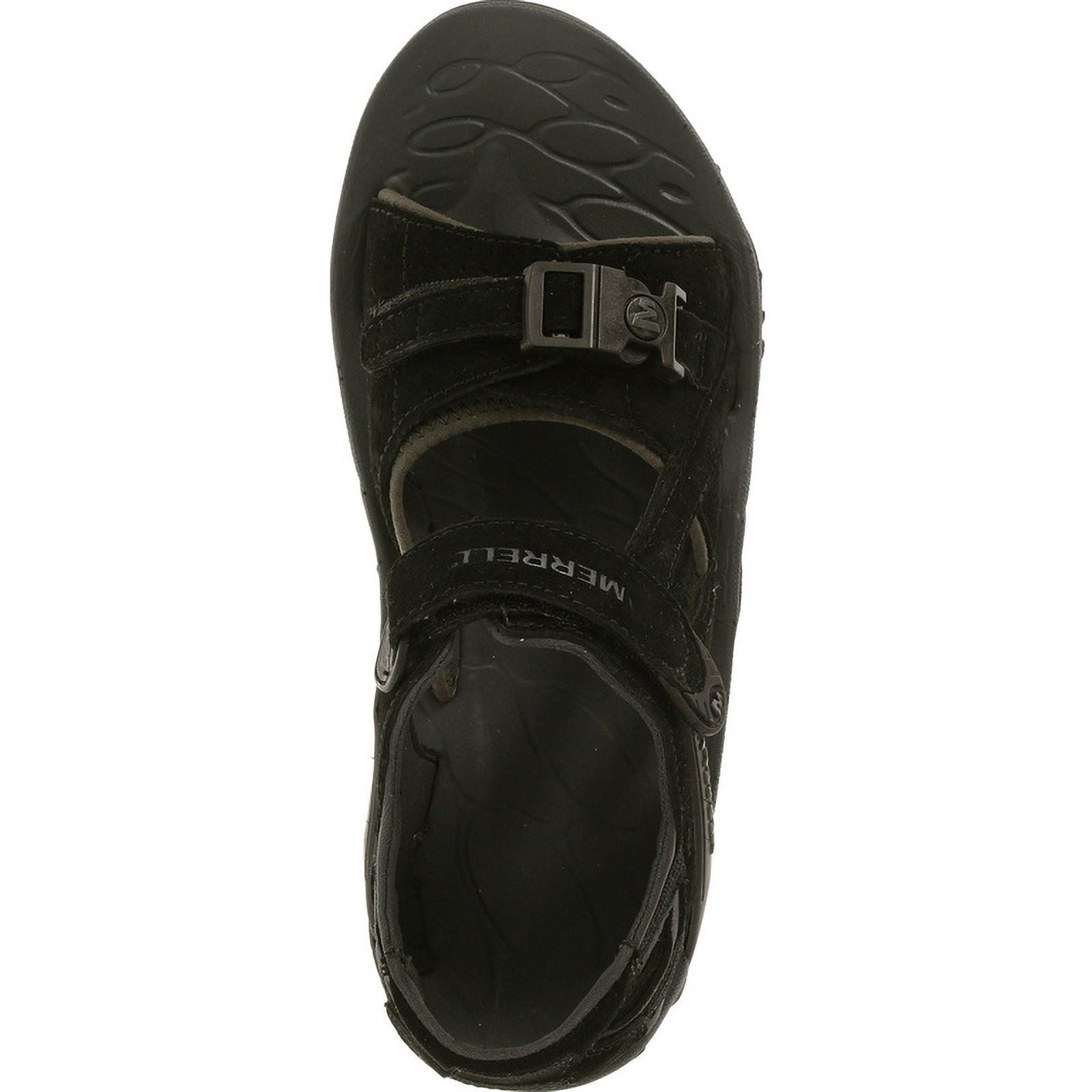 Merrell Kahuna III Sandales Noires Pour Hommes En Suede