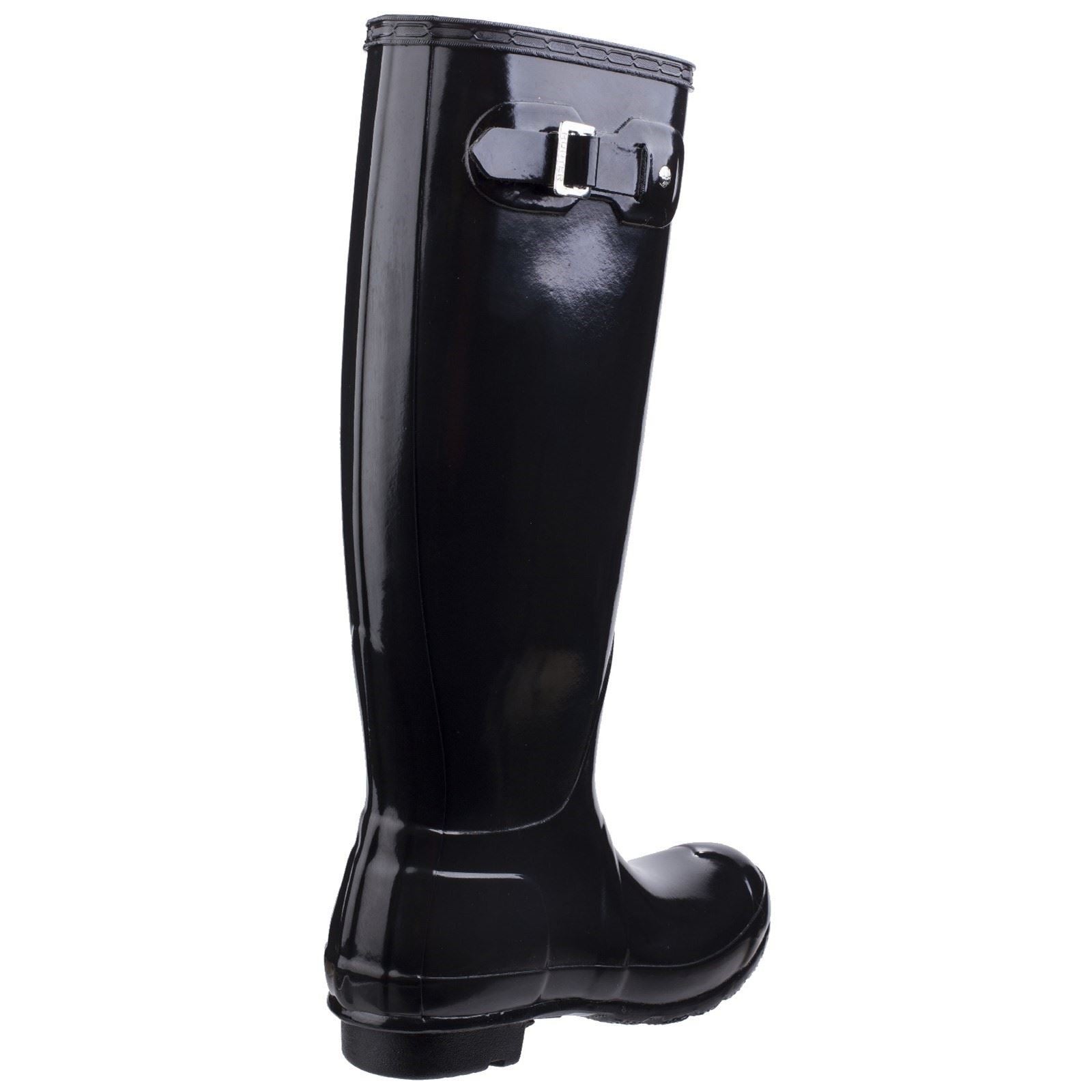 Hunter Original Tall Gloss Bottes En Caoutchouc Pour Femmes, Noires