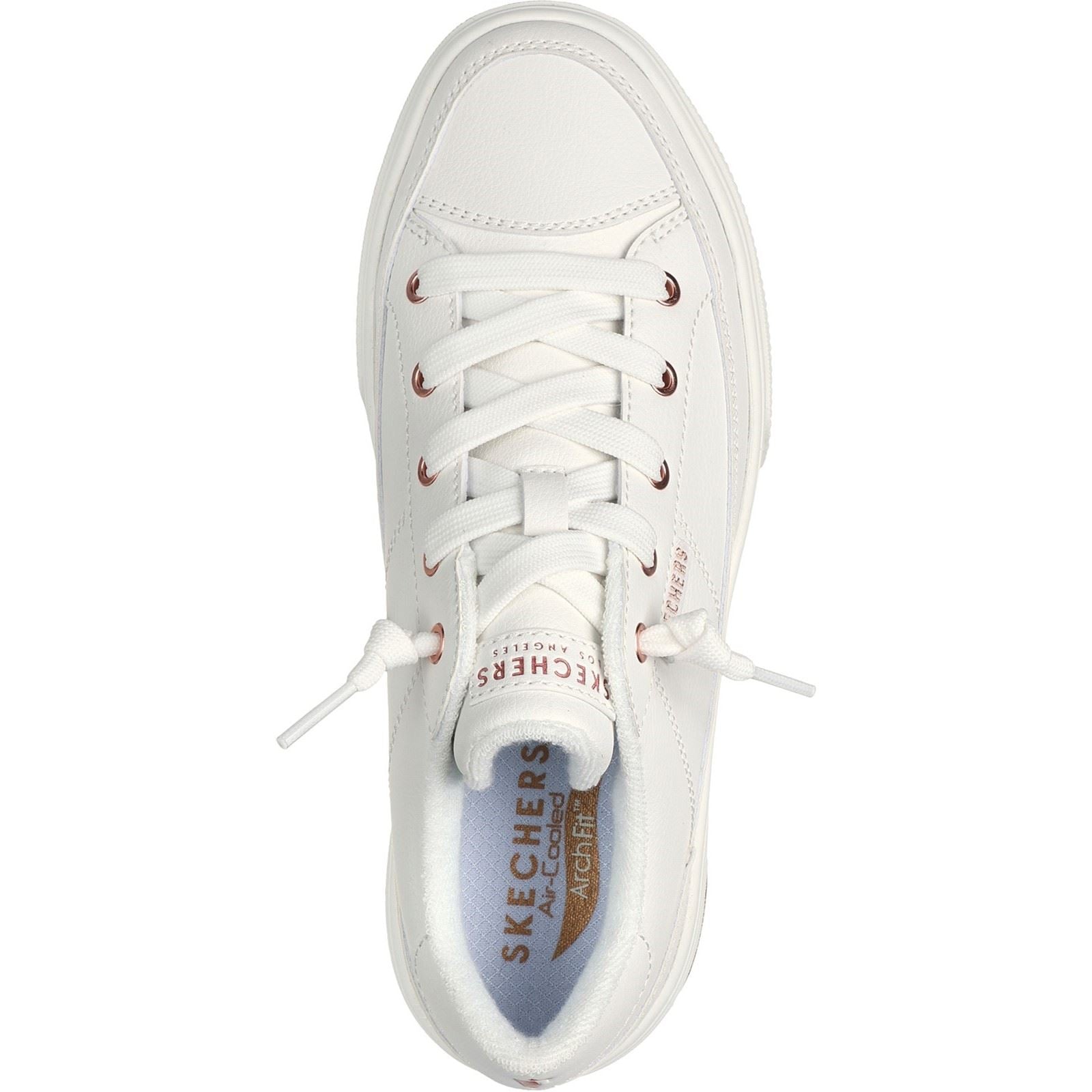 Skechers Arch Fit Arcade On My Way Baskets Blanches Pour Femmes En Synthétique