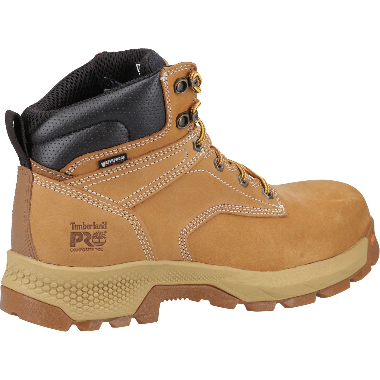Timberland Pro Bottes De Sécurité En Cuir Blé Titan 6"