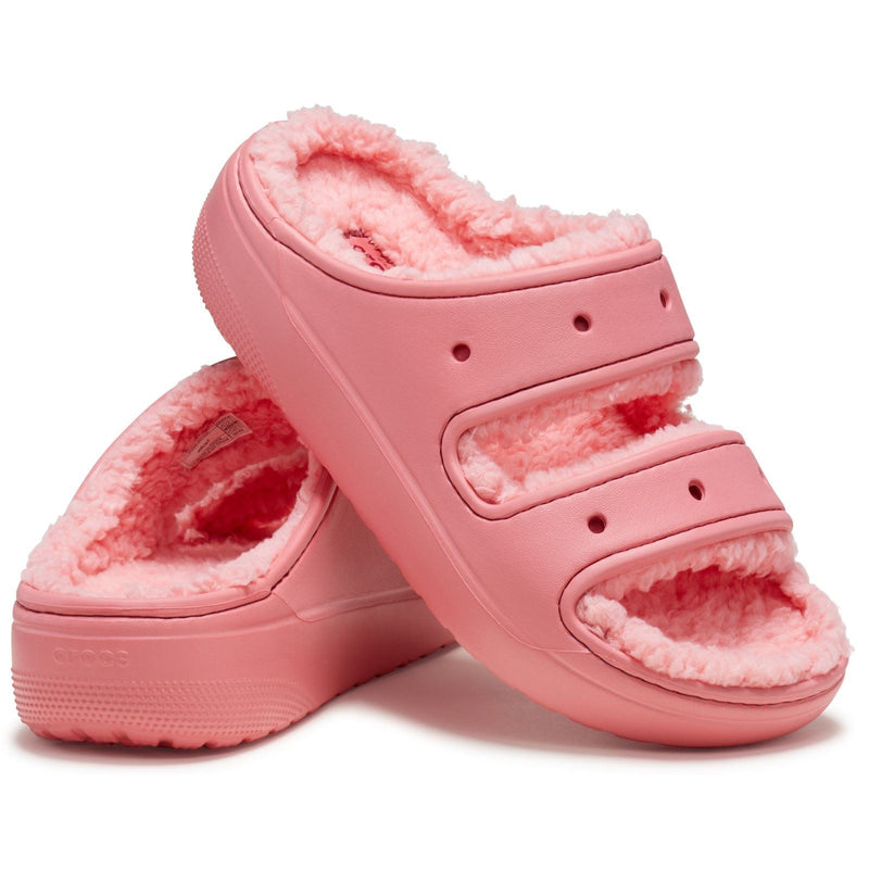 Crocs Classic Cozzzy sandales roses chaudes pour Femmes en Thermoplastique