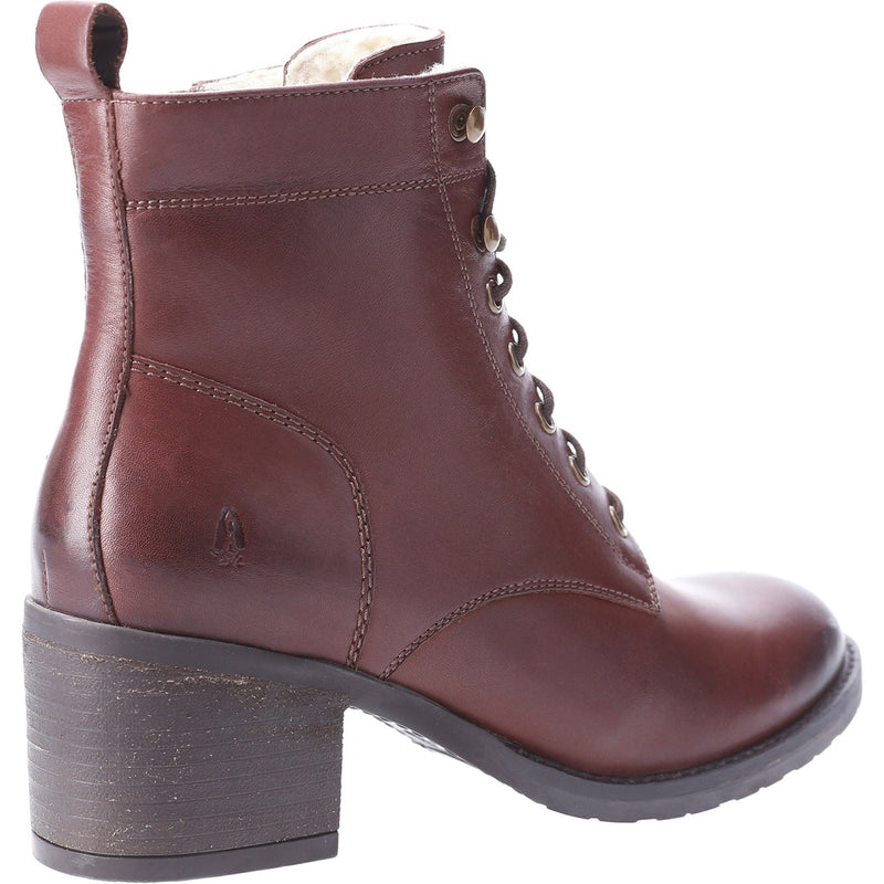 Hush Puppies Harriet Bottes Marron En Cuir Pour Femmes