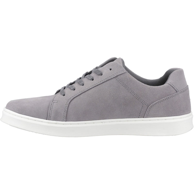 Hush Puppies Madden Chaussures De Sport Grises Pour Hommes En Daim