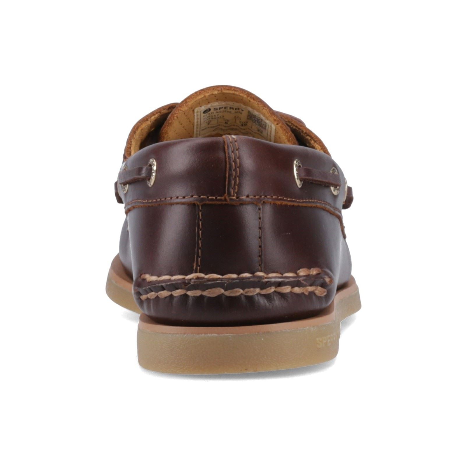 Sperry Authentic Gold Cup Chaussures De Bateau En Cuir Marron Pour Homme