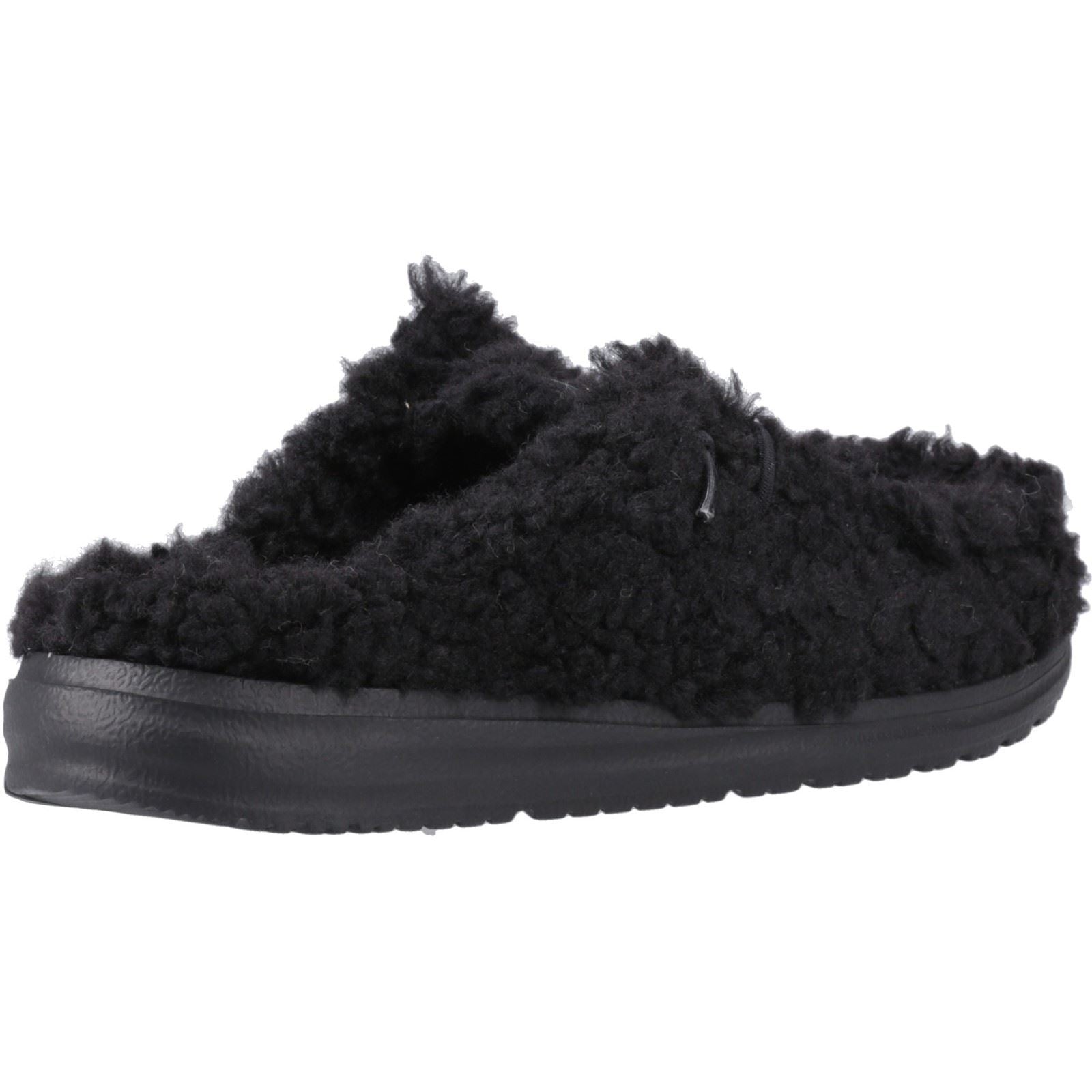 HEYDUDE Wendy Mules Noires Pour Femmes En Polyester