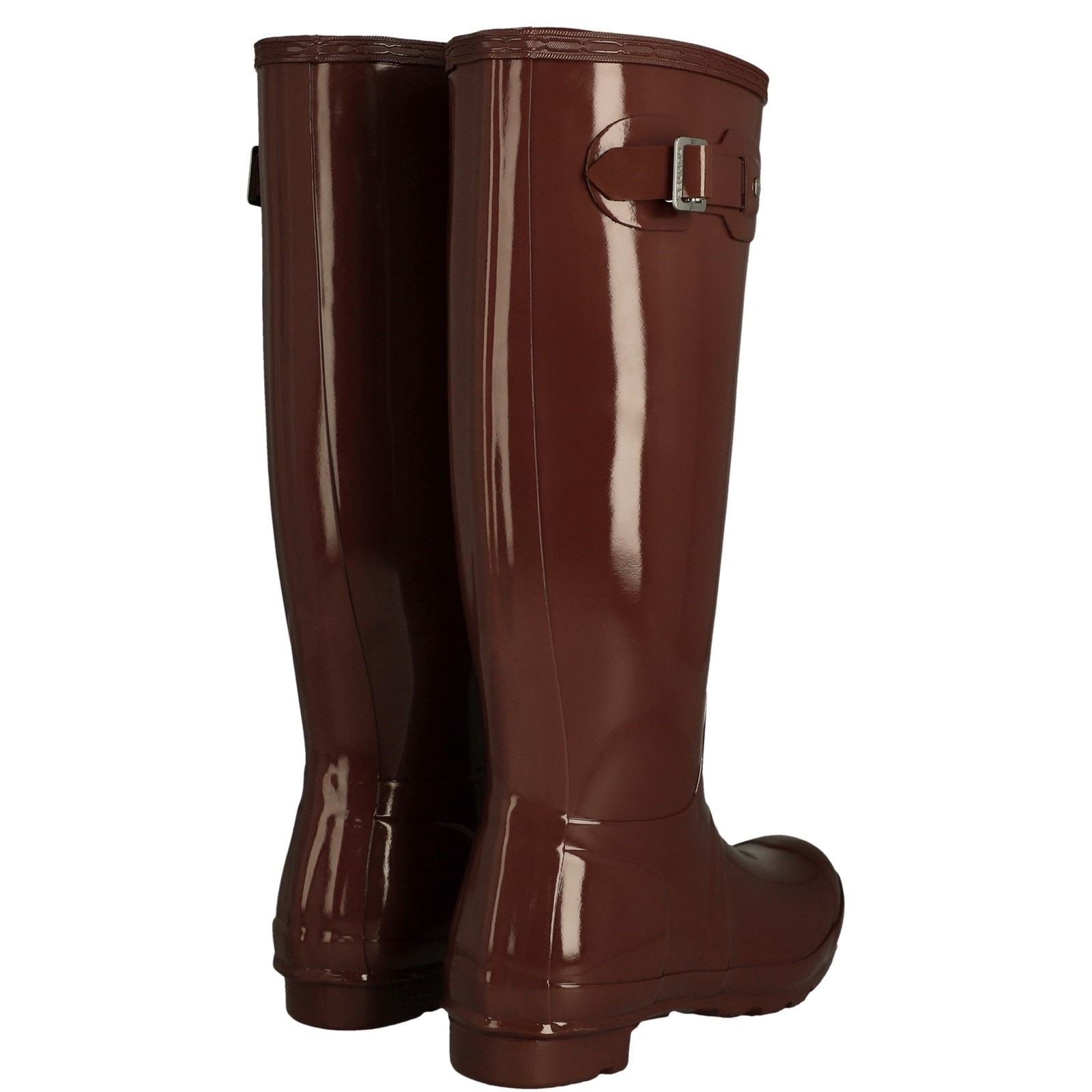 Hunter Original Tall Gloss Bottes En Caoutchouc Pour Femmes, Couleur Baie Discrète