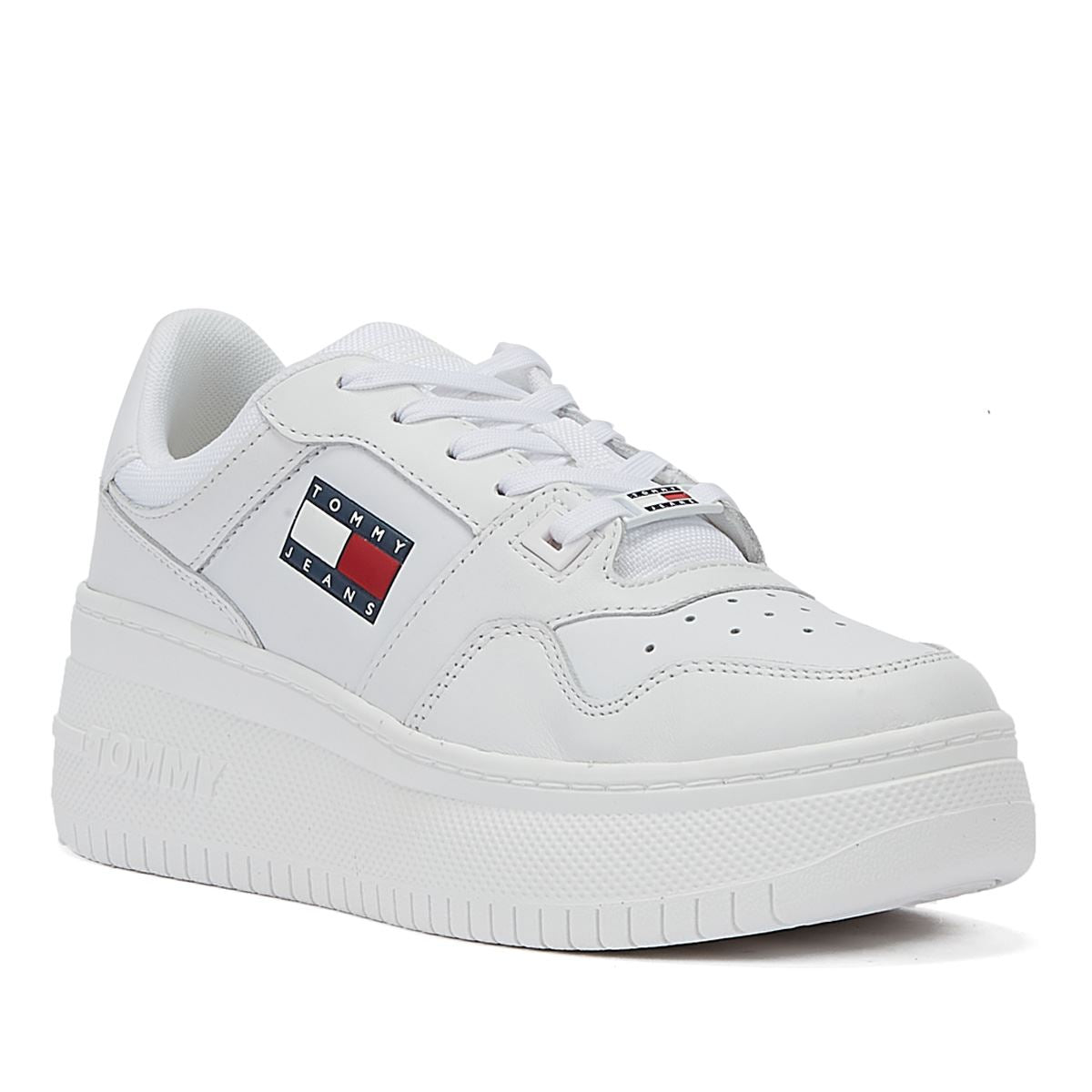Tommy Hilfiger Tommy Jeans Basketball Plateforme Femmes Blanc Trainer