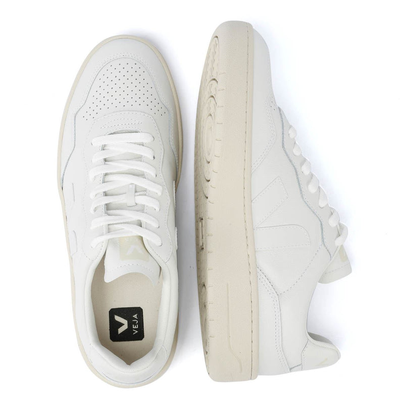 Veja V-90 Baskets Extra Blanches En Cuir Pour Hommes