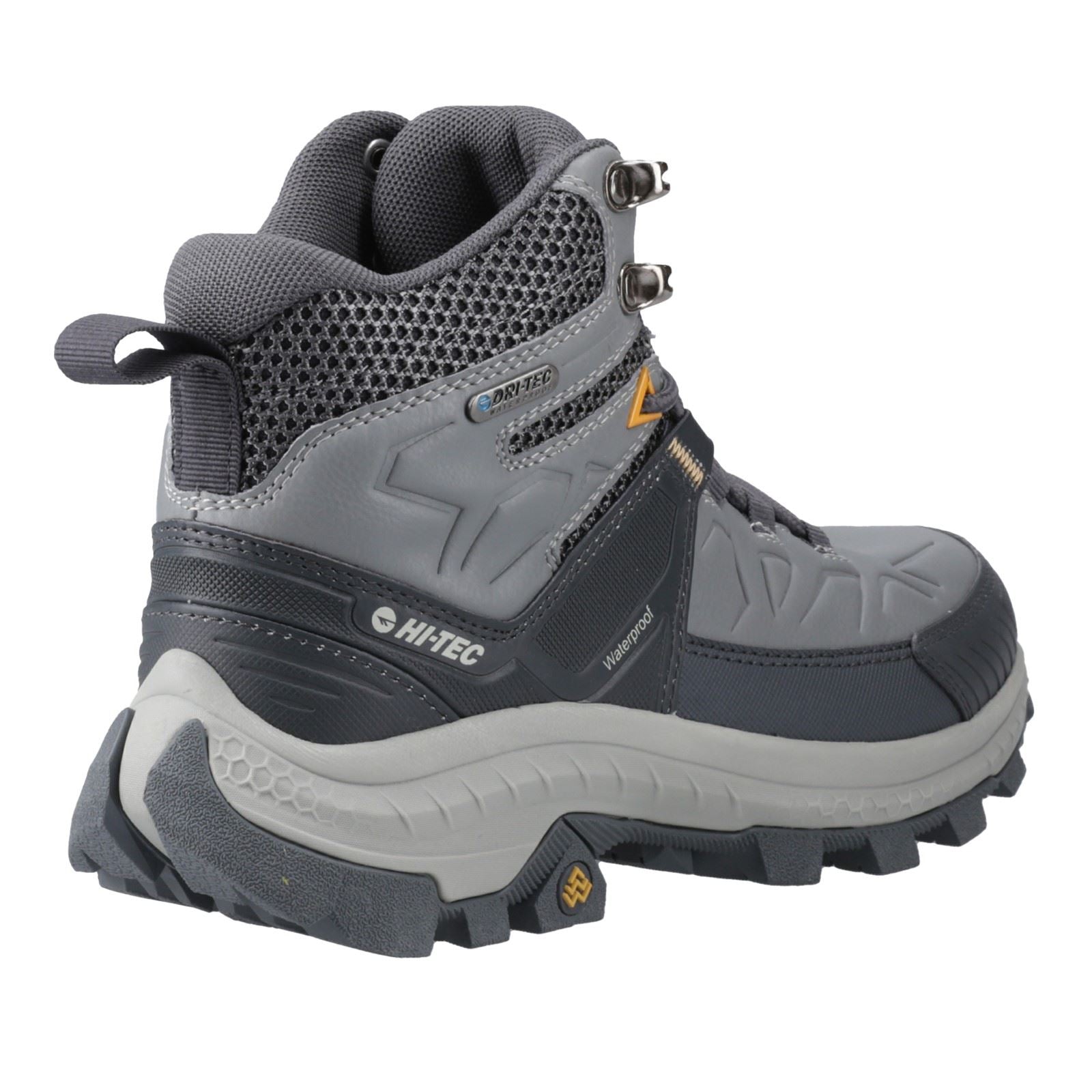 Hi-Tec Rainier Bottes De Randonnée Grises Fraîches En Polyester Pour Femmes