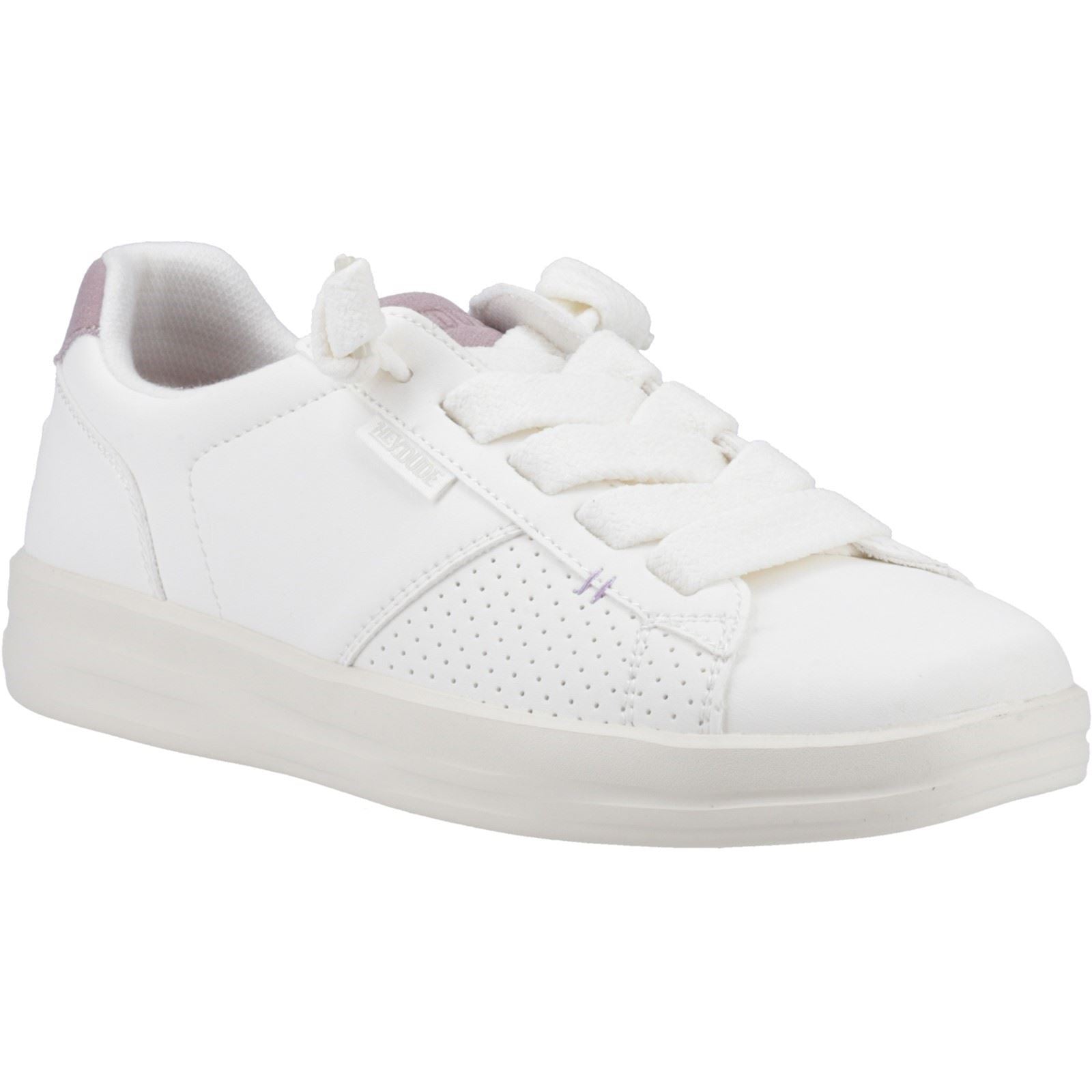 HEYDUDE Karina Duo Classic Sneakers Blancs Pour Femmes En Polyuréthane