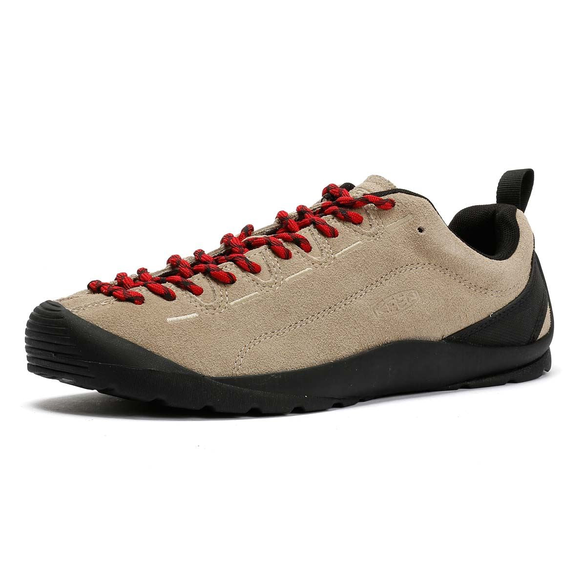 Keen Jasper Baskets Beiges Pour Hommes En Suède