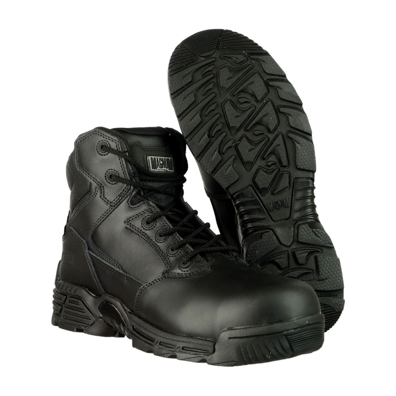 Magnum  Bottes De Sécurité En Cuir Noir Stealth Force 6.0