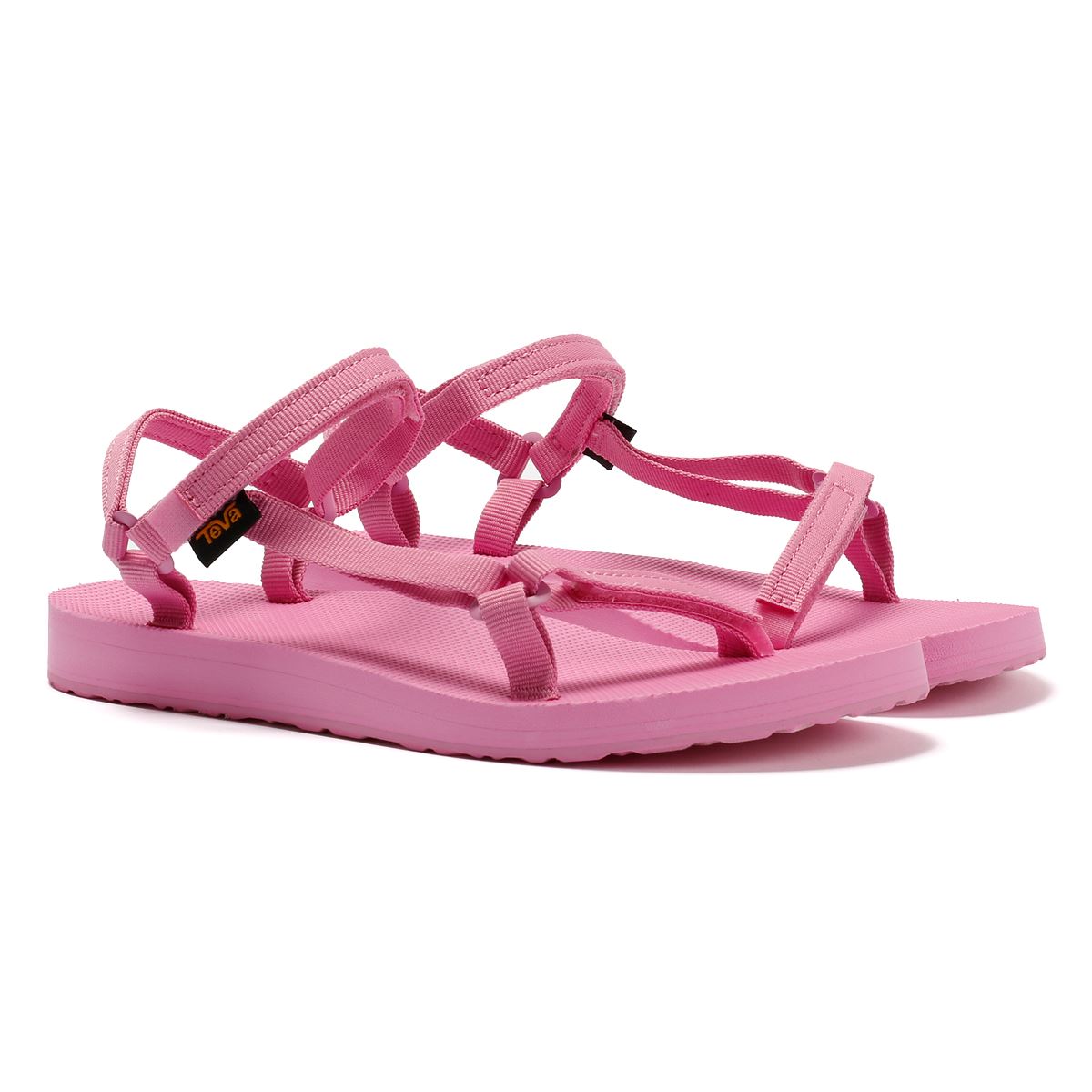 Teva Original Universal Slim Sandales Roses Pour Femmes