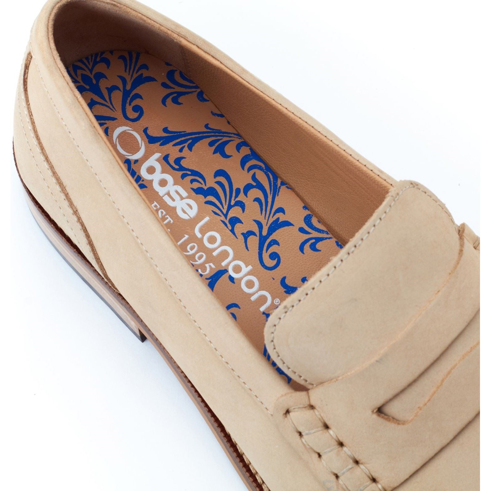 Base London Garfield Mocassins En Cuir Pour Hommes
