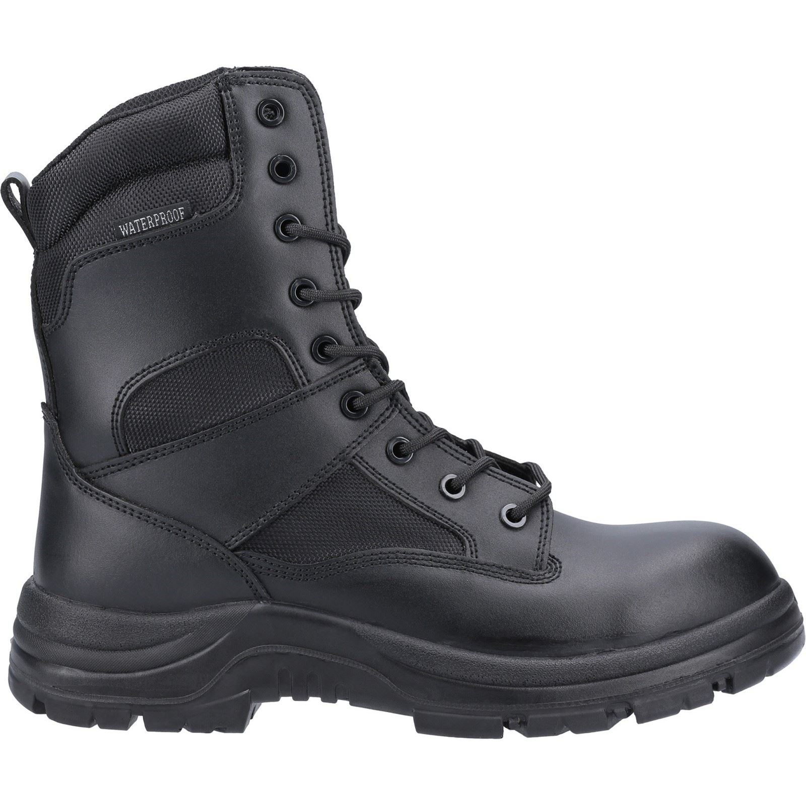 Amblers Safety  Bottes De Sécurité En Cuir Noir De Combat