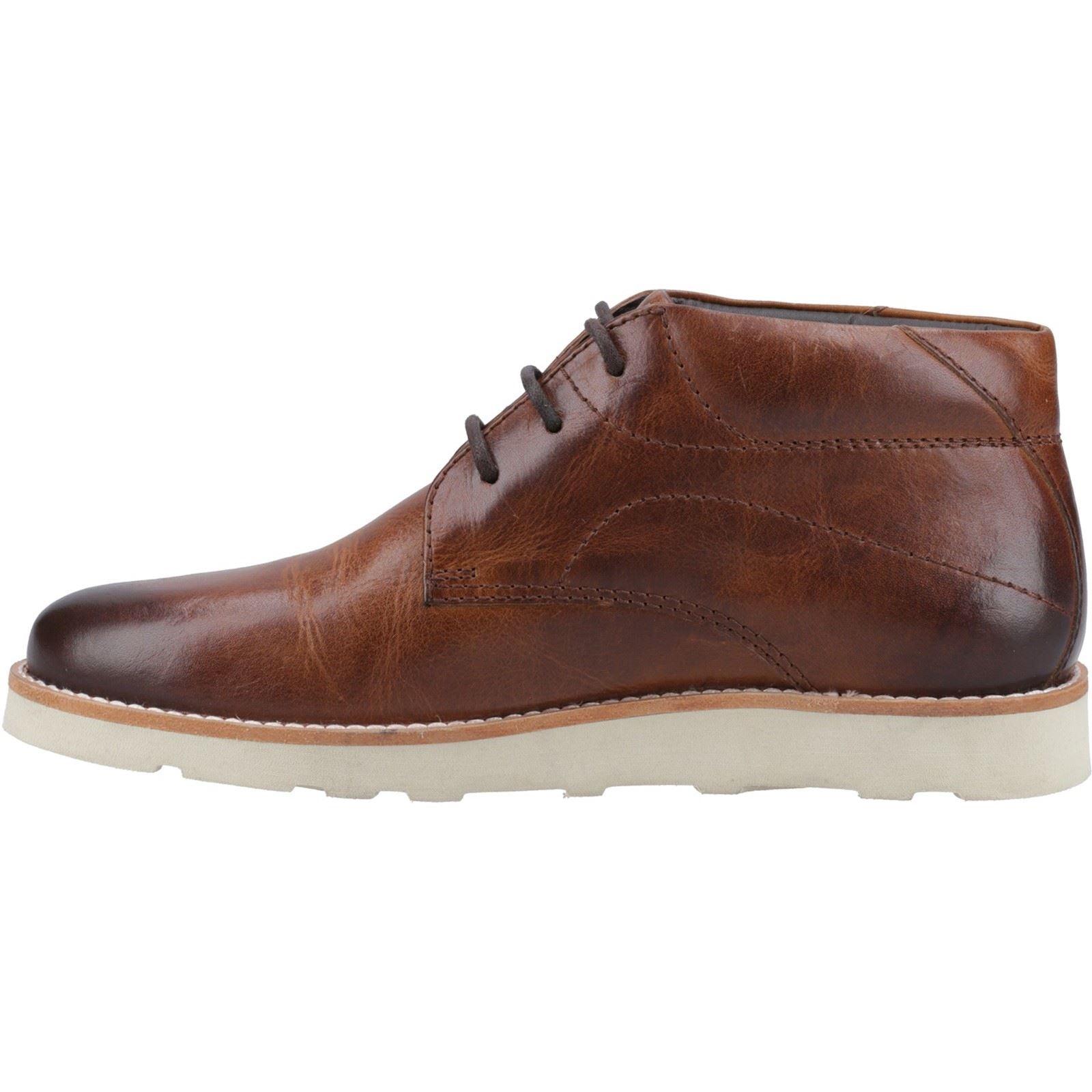 Hush Puppies Kennedy Bottes En Cuir Pour Homme Couleur Tan