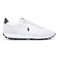 Ralph Lauren Trail 125 Baskets Blanches En Cuir Pour Hommes