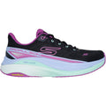 Skechers Performance Max Cushioning Propulsion Chaussures De Sport Femme Noires/violettes En Textile