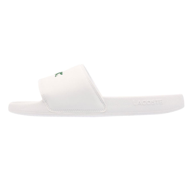 Lacoste Serve Slide 0.0 Sandales Blanches Pour Hommes
