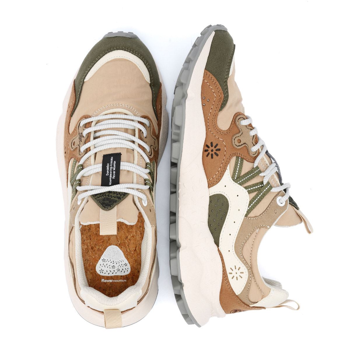 Flower Mountain Yamano 3 Chaussures De Sport Beige Pour Hommes