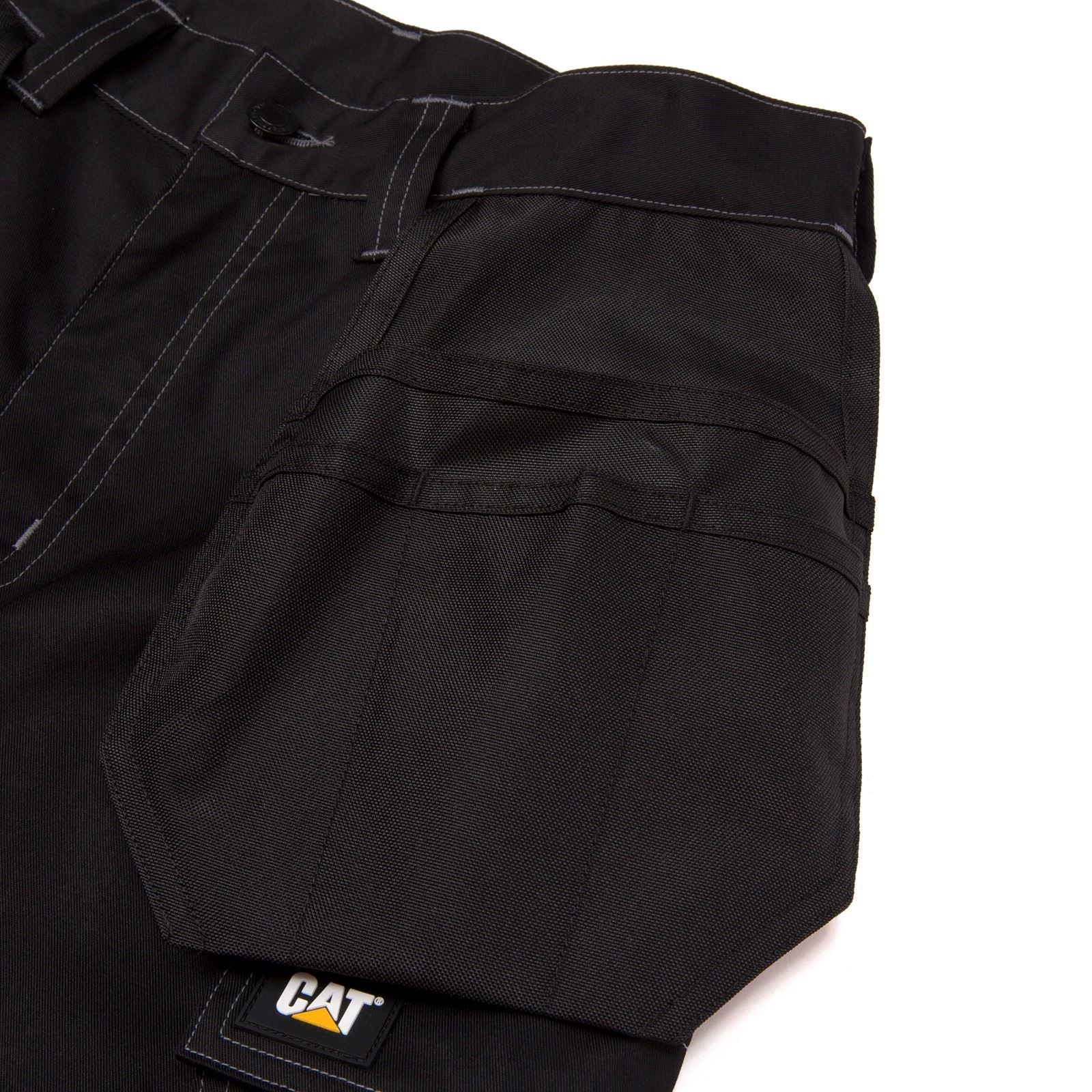 Caterpillar Essential Knee Pocket Stretch Holster Pantalons De Plein Air Pour Hommes En Polyester Noirs