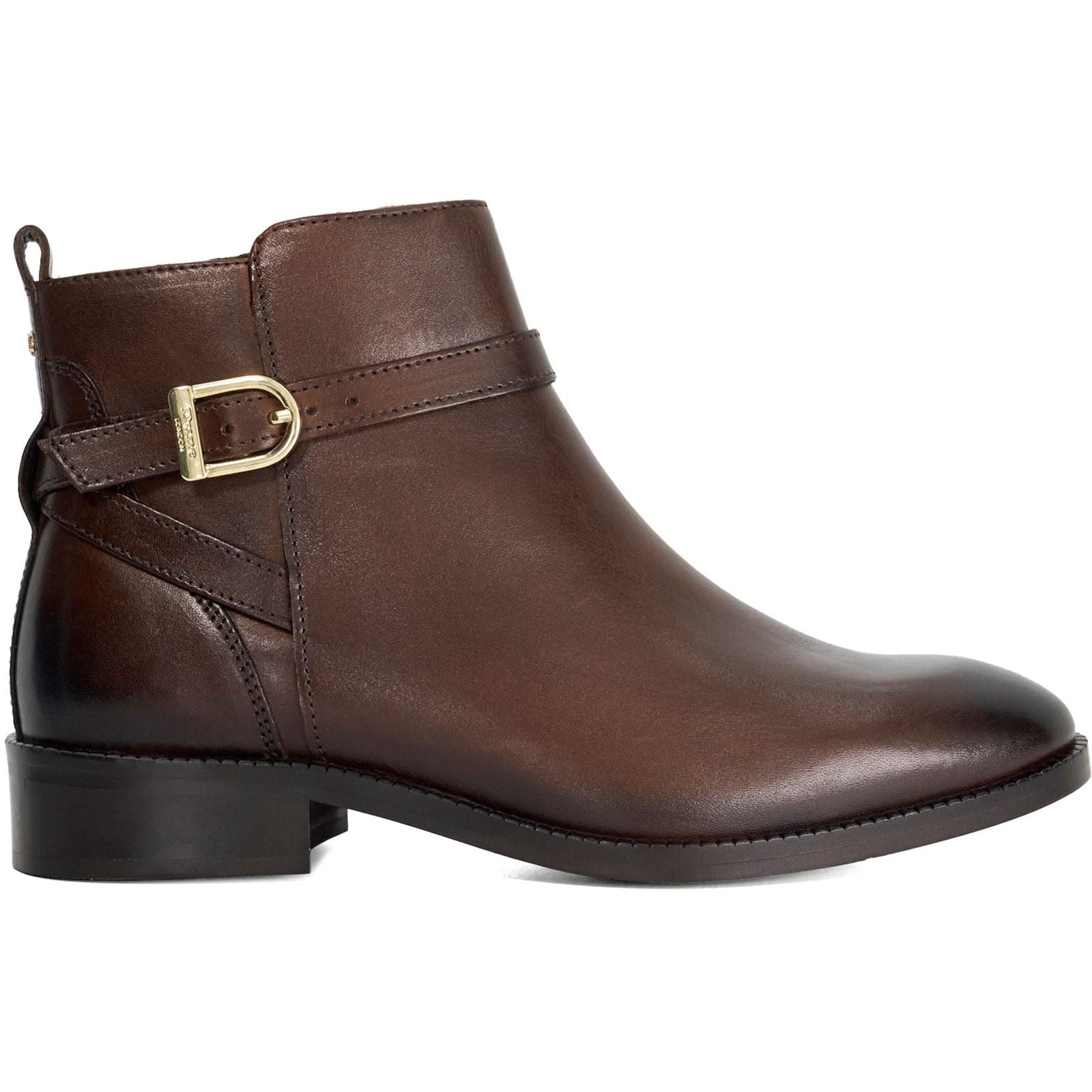 Dune Pemma Bottes En Cuir Pour Femmes Marron