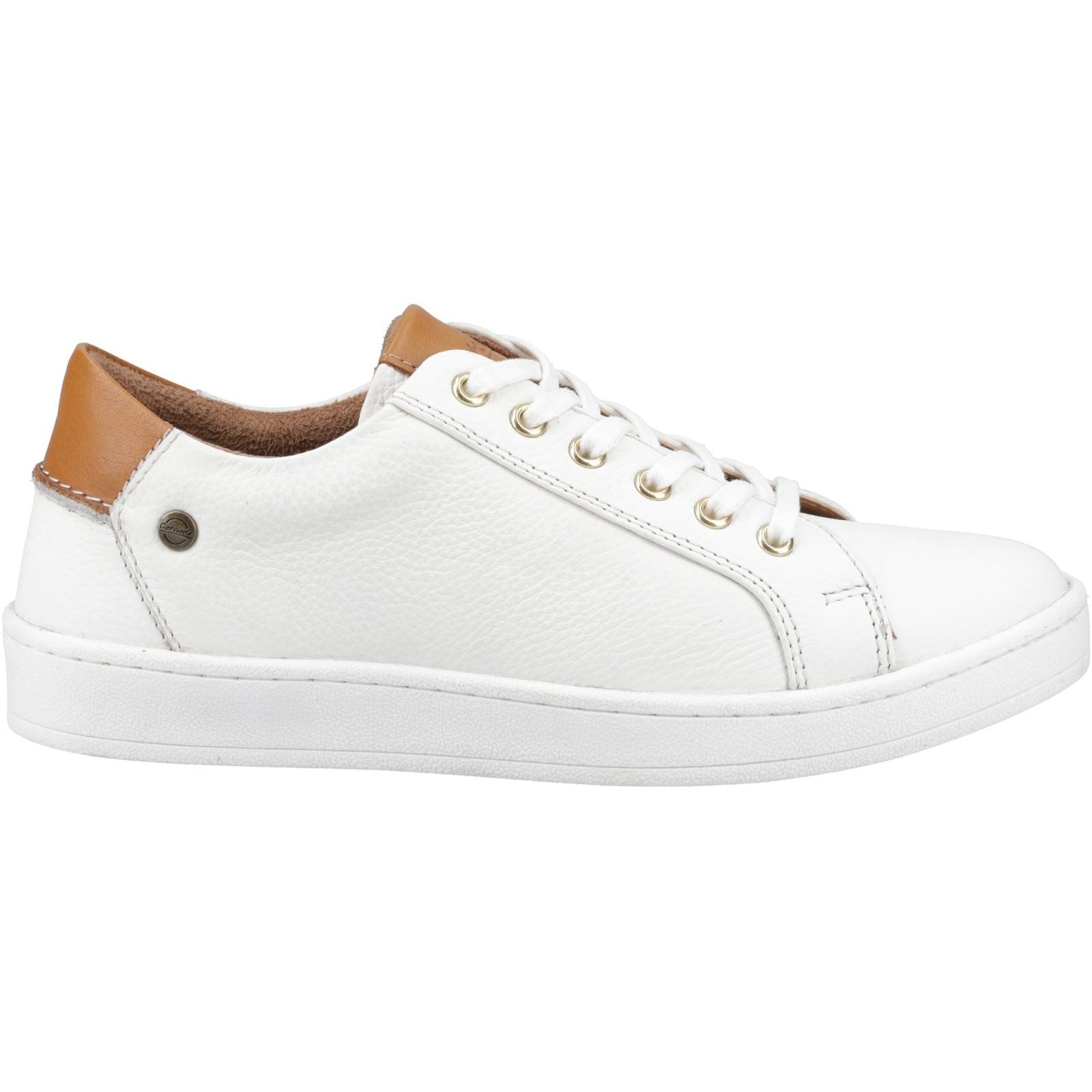 Cotswold Radcot Baskets Blanches En Cuir Pour Femmes