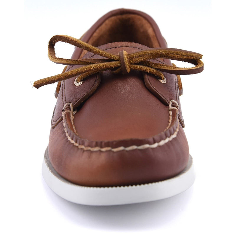 Sperry Authentic 1 Eye Chaussures Bateau En Cuir Pour Femmes Marron