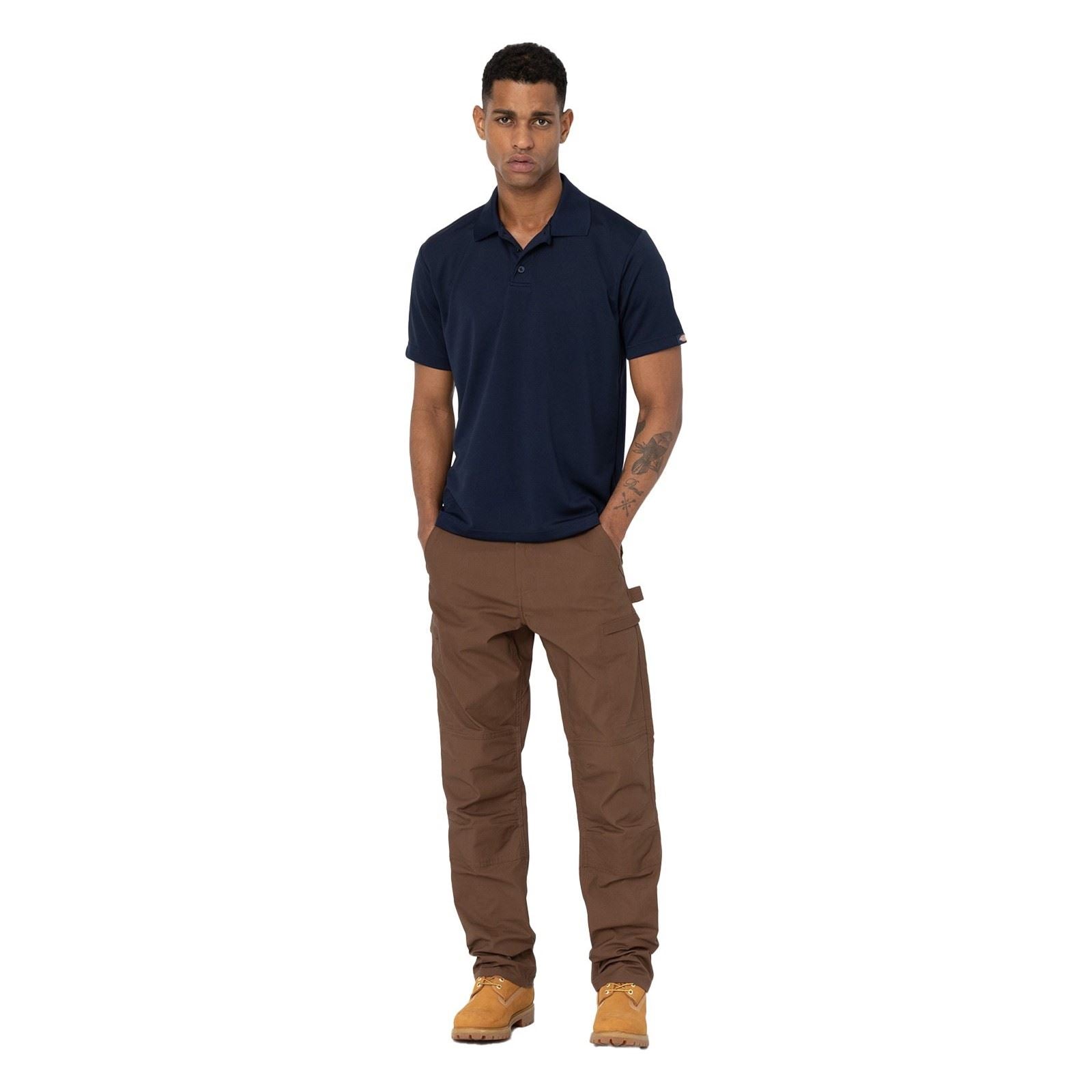 Dickies Everyday Polo Bleu En Polyester Pour Homme