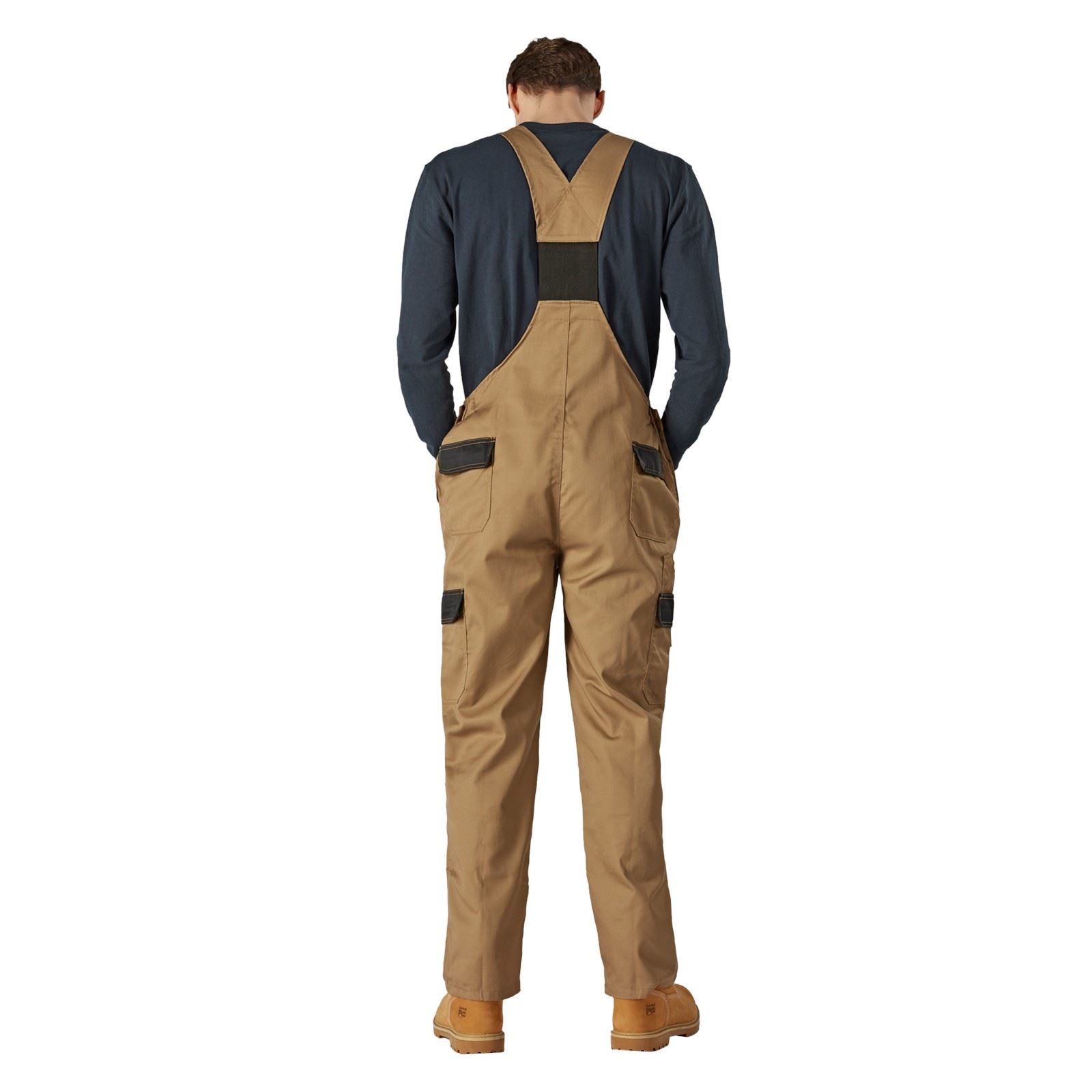 Dickies Everyday Bib and Brace Salopette De Travail En Polyester Pour Homme Marron