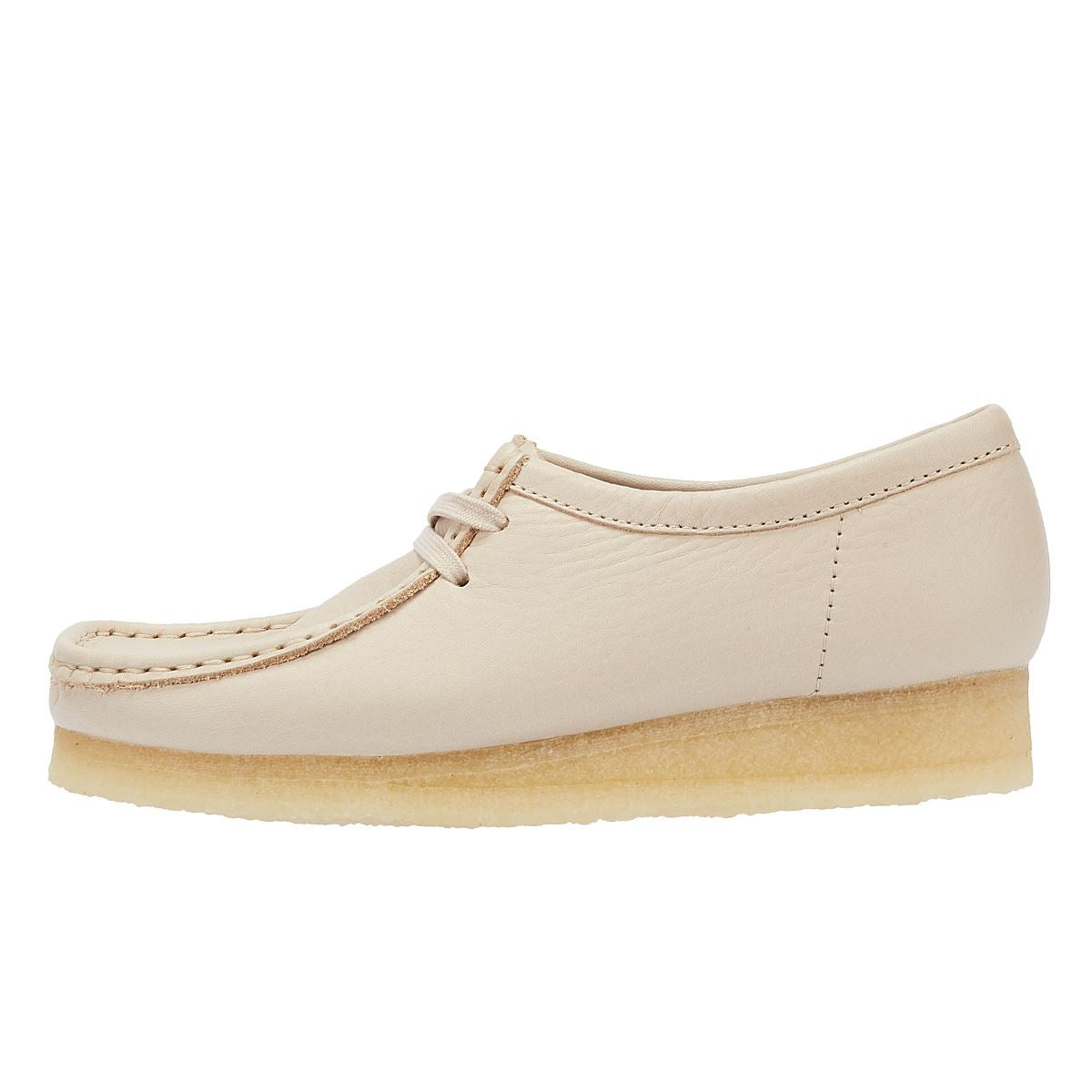 Clarks Originals Wallabee  Chaussures En Cuir Beige Pour Femmes